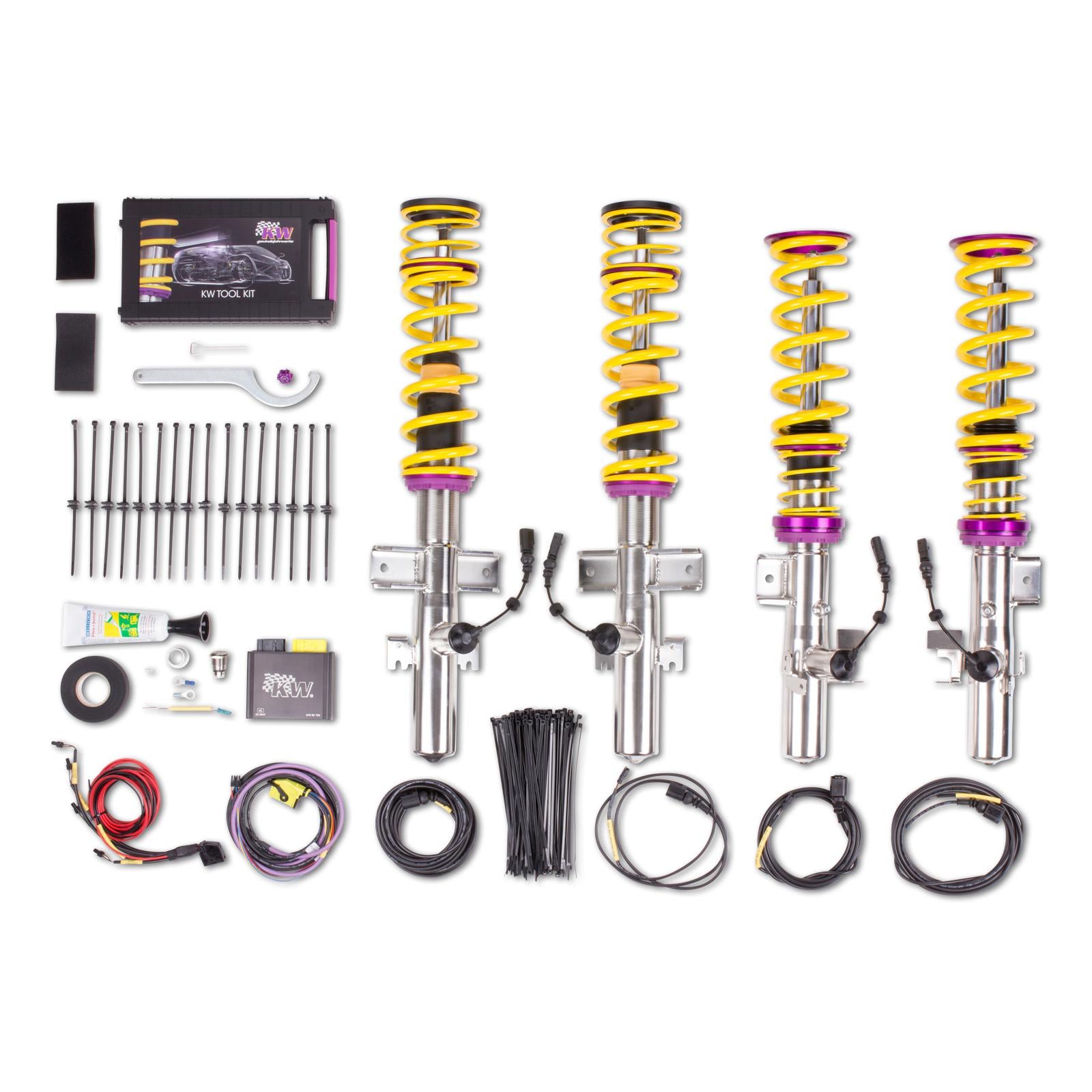 KW DDC - ECU coilovers inox LAND ROVER RANGE ROVER EVOQUE (L538) 06/2011-
