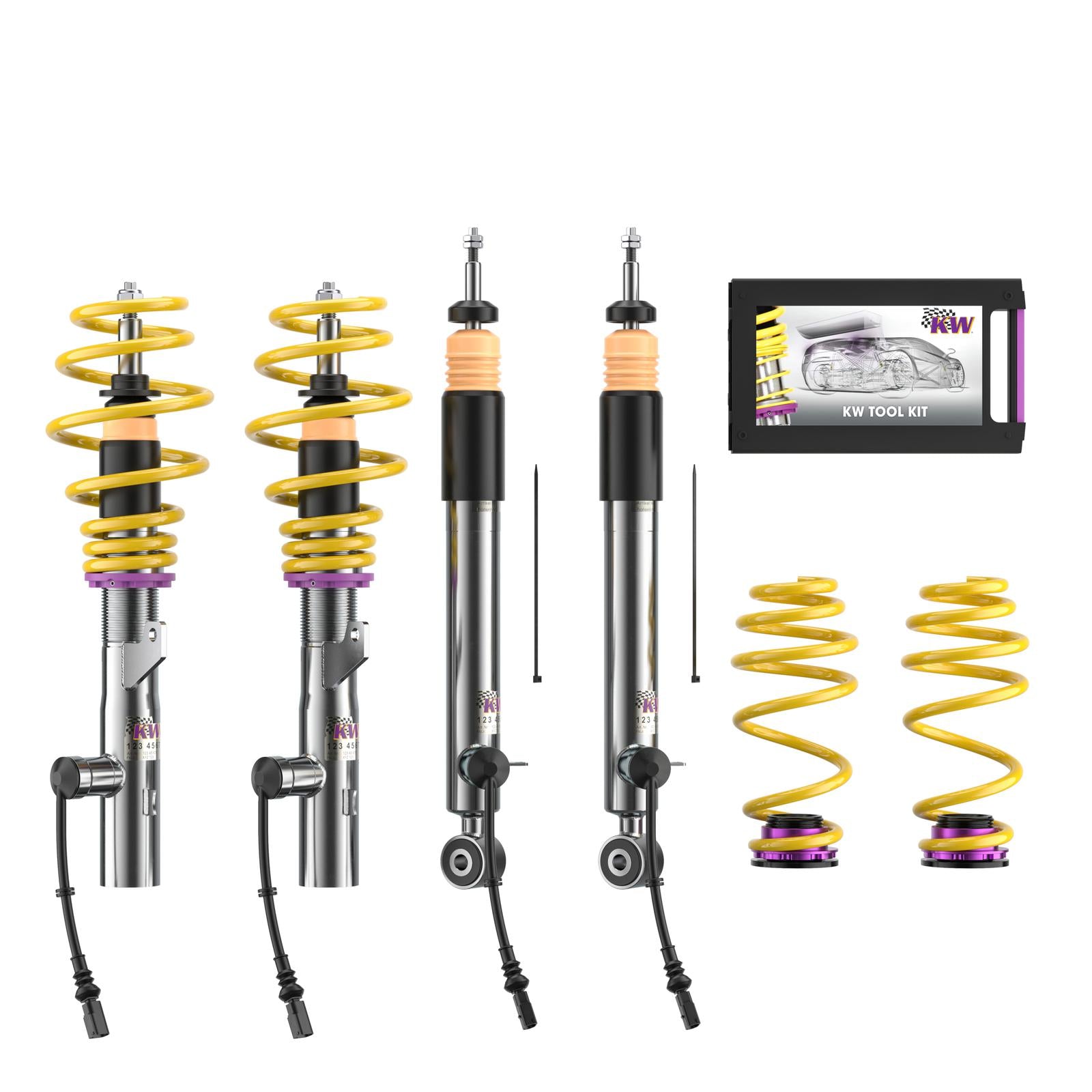 KW DDC - Plug & Play coilovers inox VW GOLF VI (5K1) 10/2008-12/2014 (39080002)