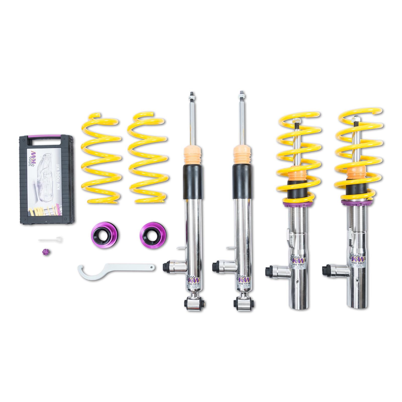 KW DDC - Plug & Play coilovers inox VW GOLF VII (5G1, BQ1, BE1, BE2) 08/2012- (39080042)