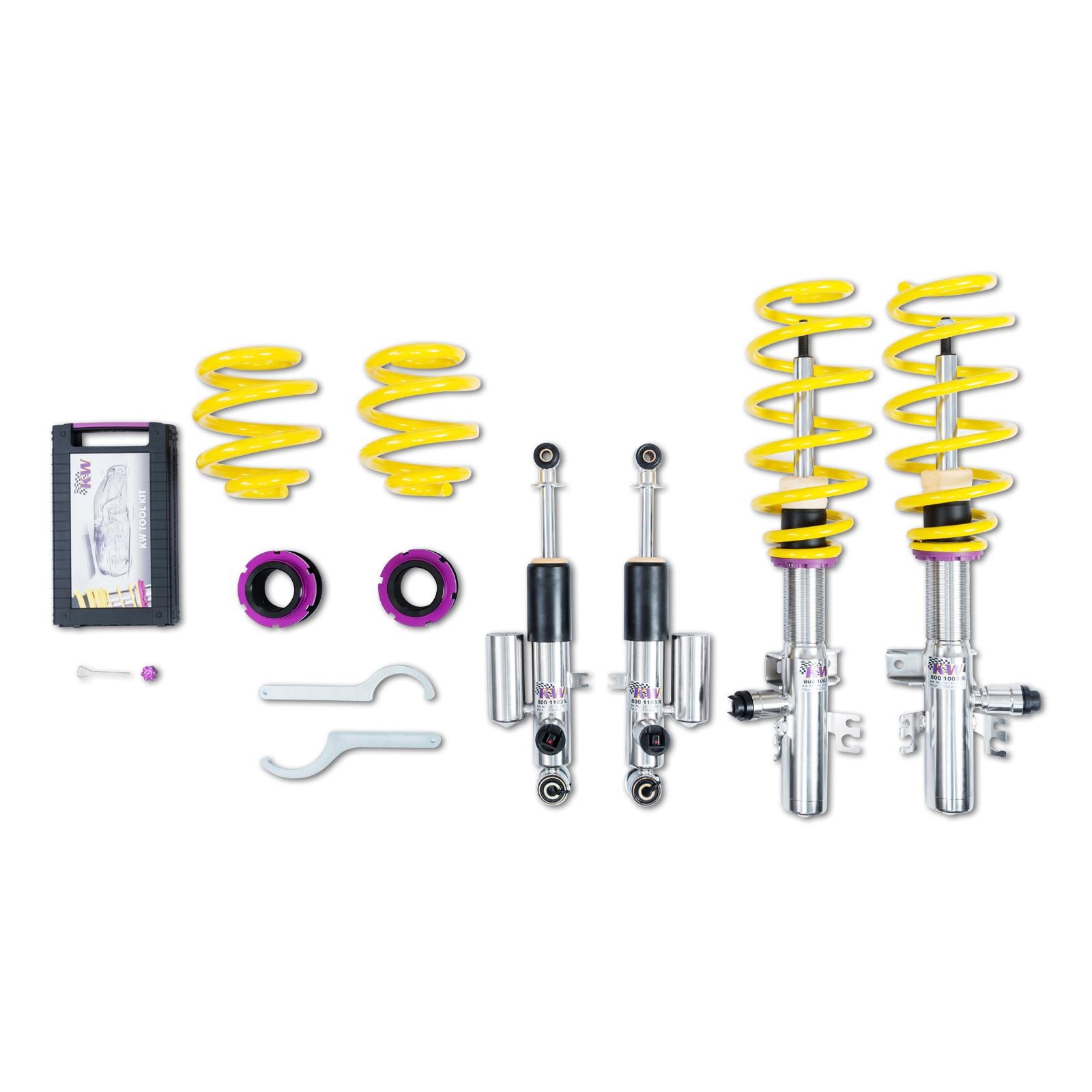 KW DDC - Plug & Play coilovers inox VW TRANSPORTER / CARAVELLE Mk VI Bus (SGB, SGG, SGJ, SGC, SHB, 04/2015-
