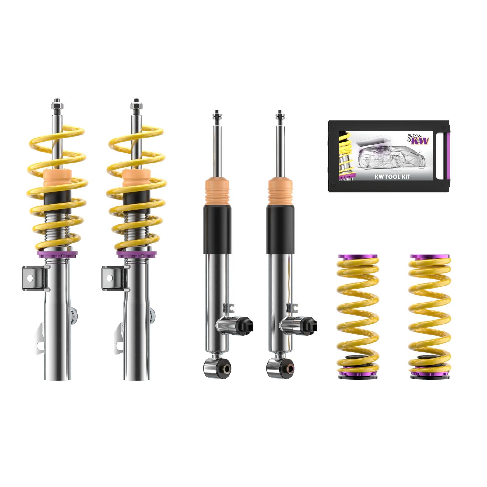 KW DDC - Plug & Play coilovers inox VW ID.3 07/2020-