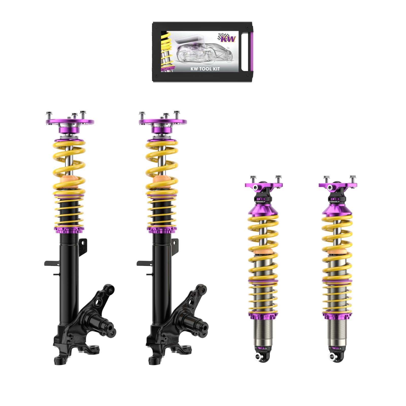KW Coilover suspension V3 racing for BMW 3 (E30) 3/1, 3/A, M3 09/1982-03/1992