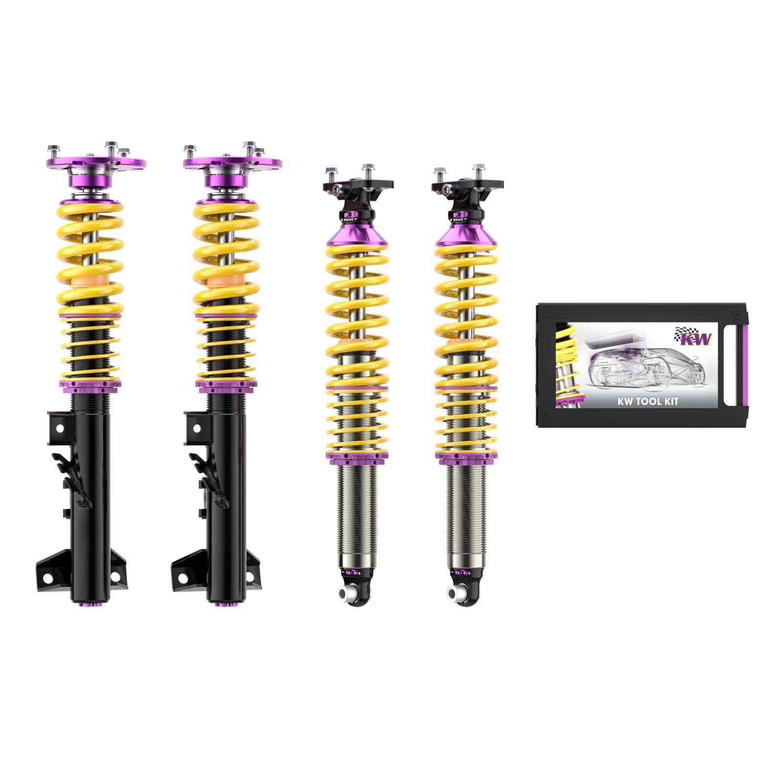 KW Coilover suspension V3 racing for BMW 3 (E36) 3C, 3/C, M3/B 09/1990-11/1998