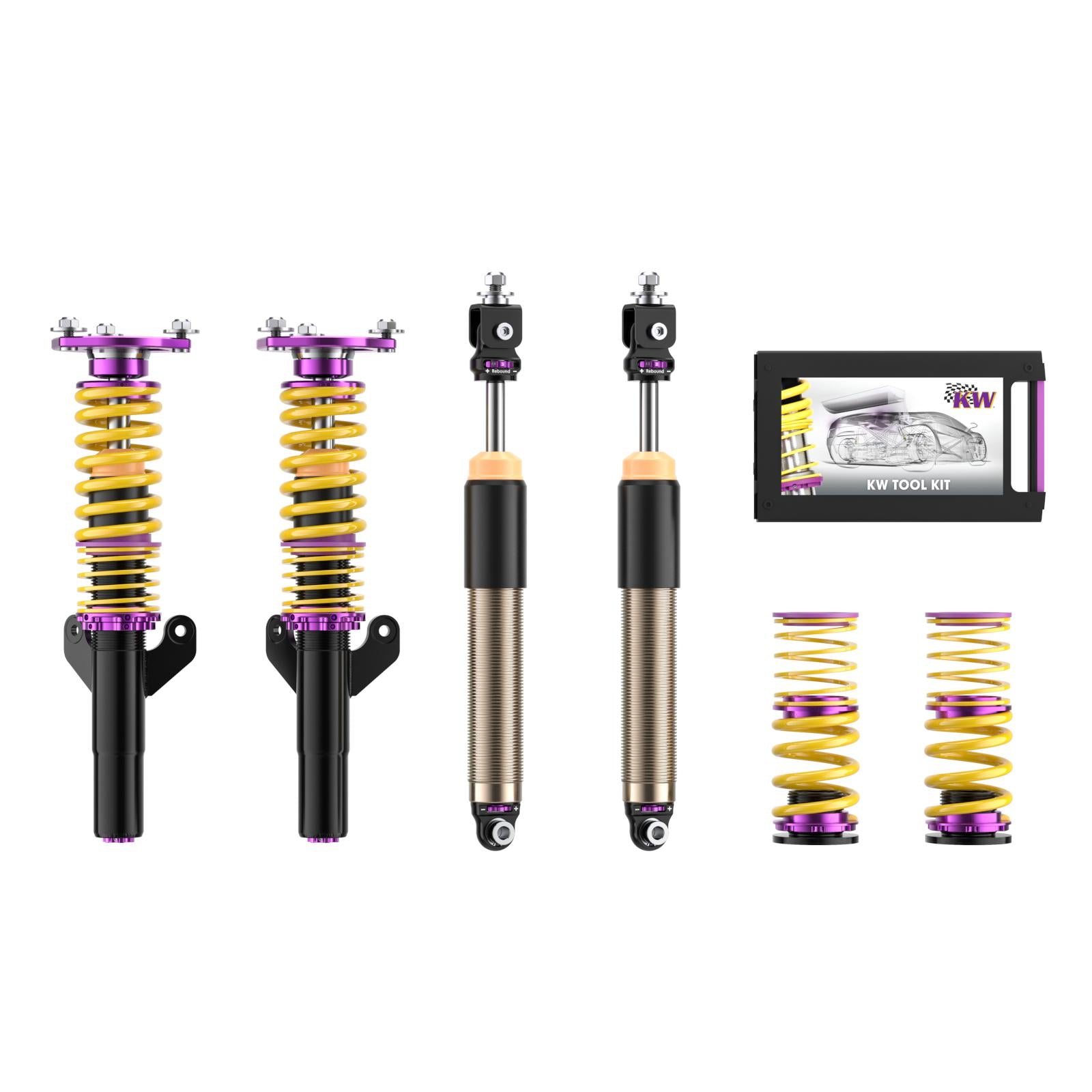 KW Coilover suspension V3 racing for Renault CLIO III (BR0/1, CR0/1) 01/2005-12/2014
