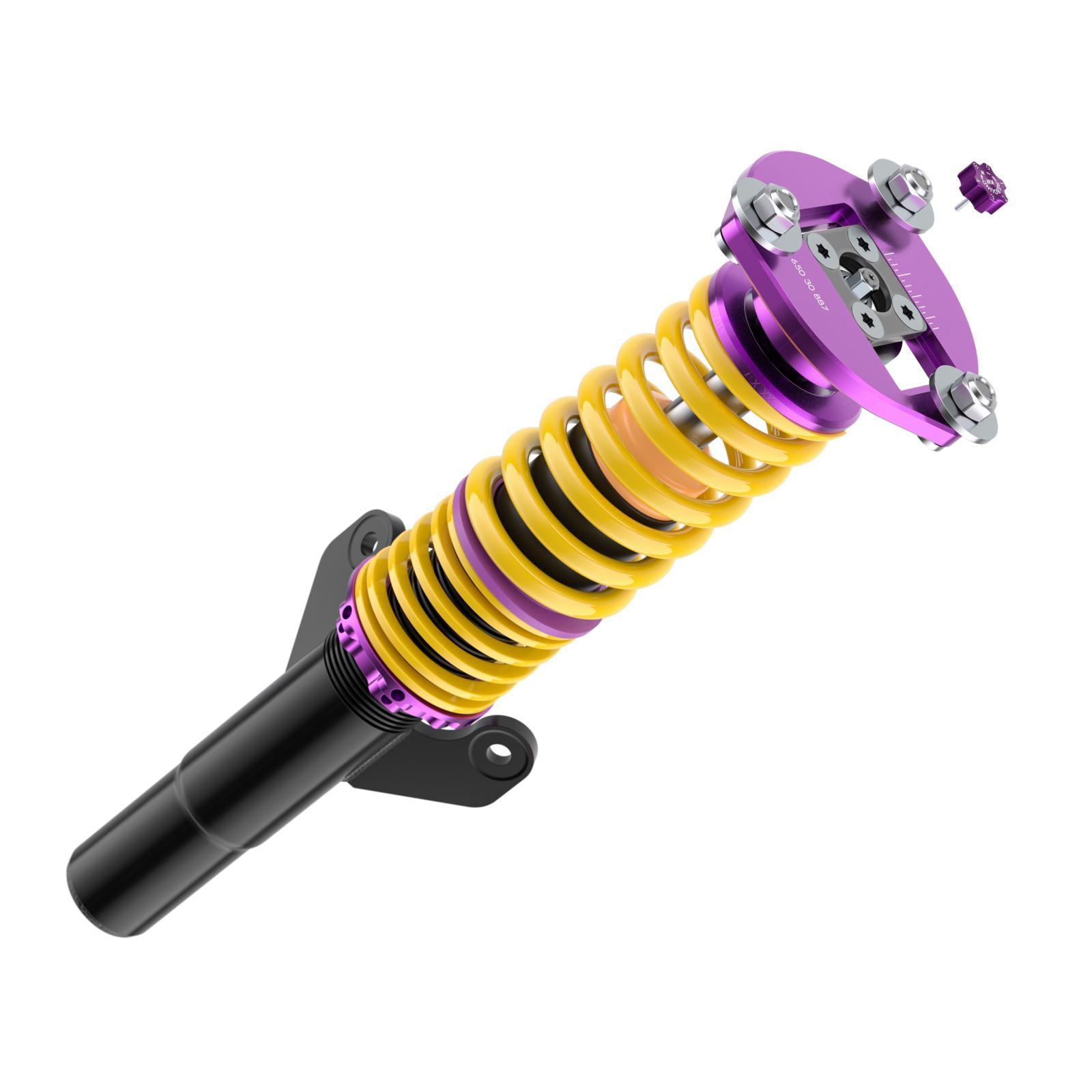 KW Coilover suspension V3 racing for Renault CLIO III (BR0/1, CR0/1) 01/2005-12/2014