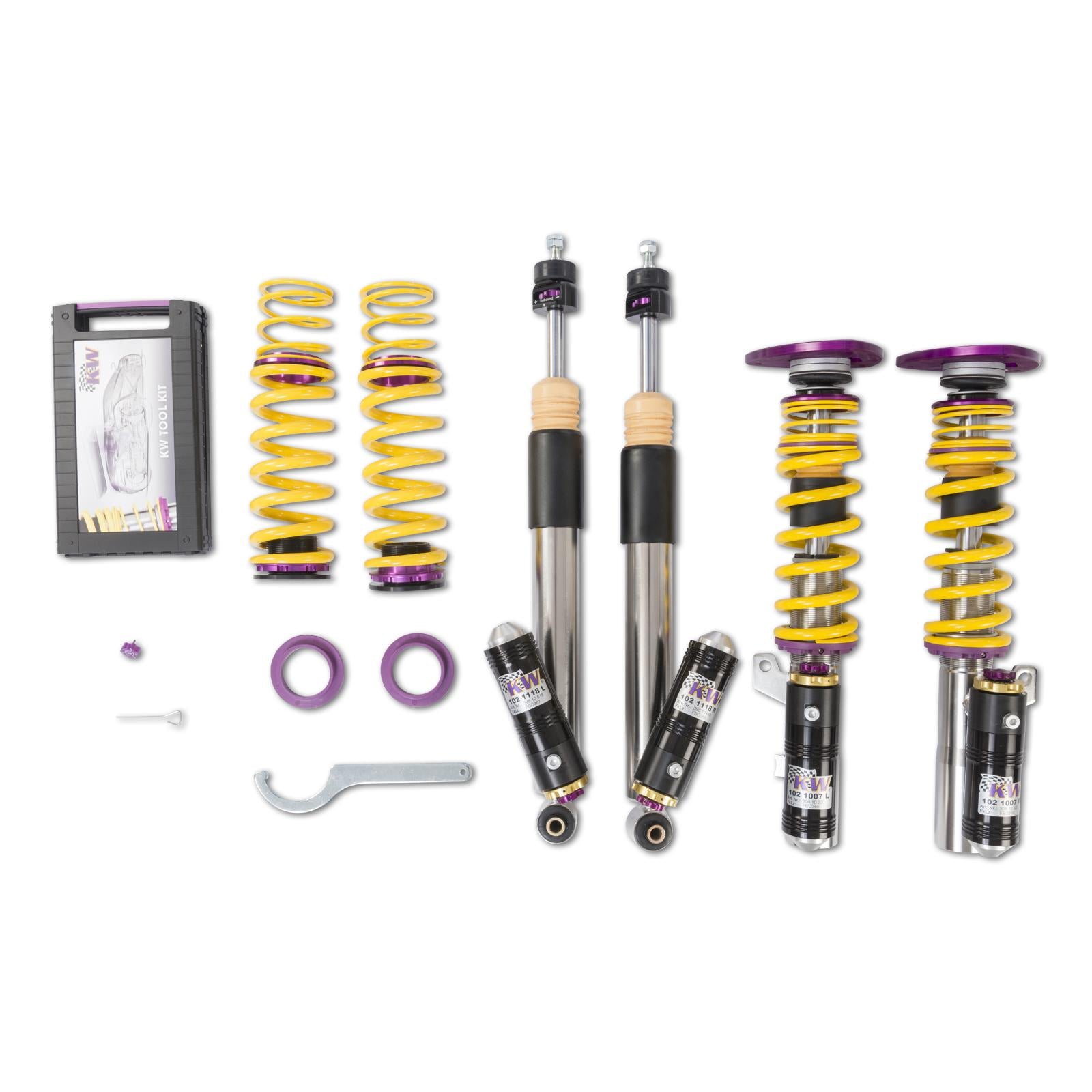 KW Coilover suspension V4 Clubsport incl. top mounts AUDI A3 Sportback (8VA, 8VF) 09/2012-