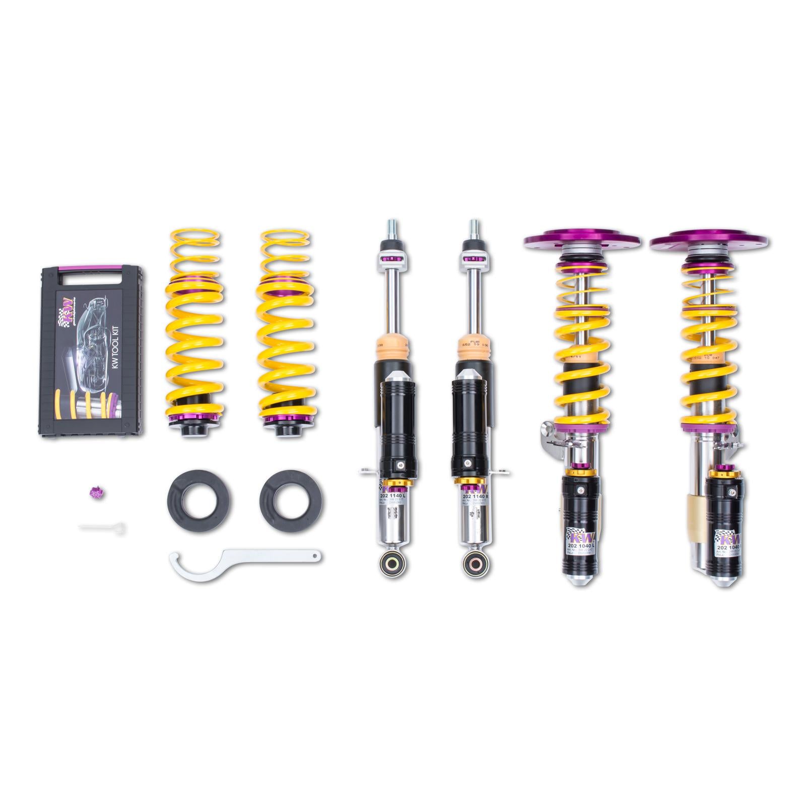 KW Coilover suspension V4 Clubsport incl. top mounts BMW 3 (F30, F80) 03/2011-10/2018 (397202AN)