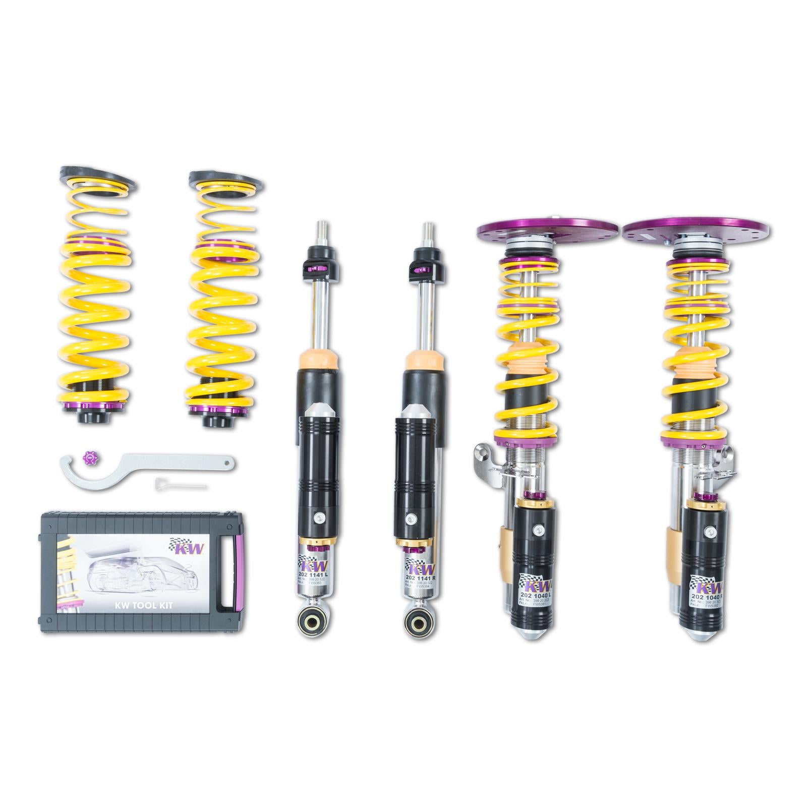 KW Coilover suspension V4 Clubsport incl. top mounts BMW 2 Coupe (F22, F87) 10/2012-