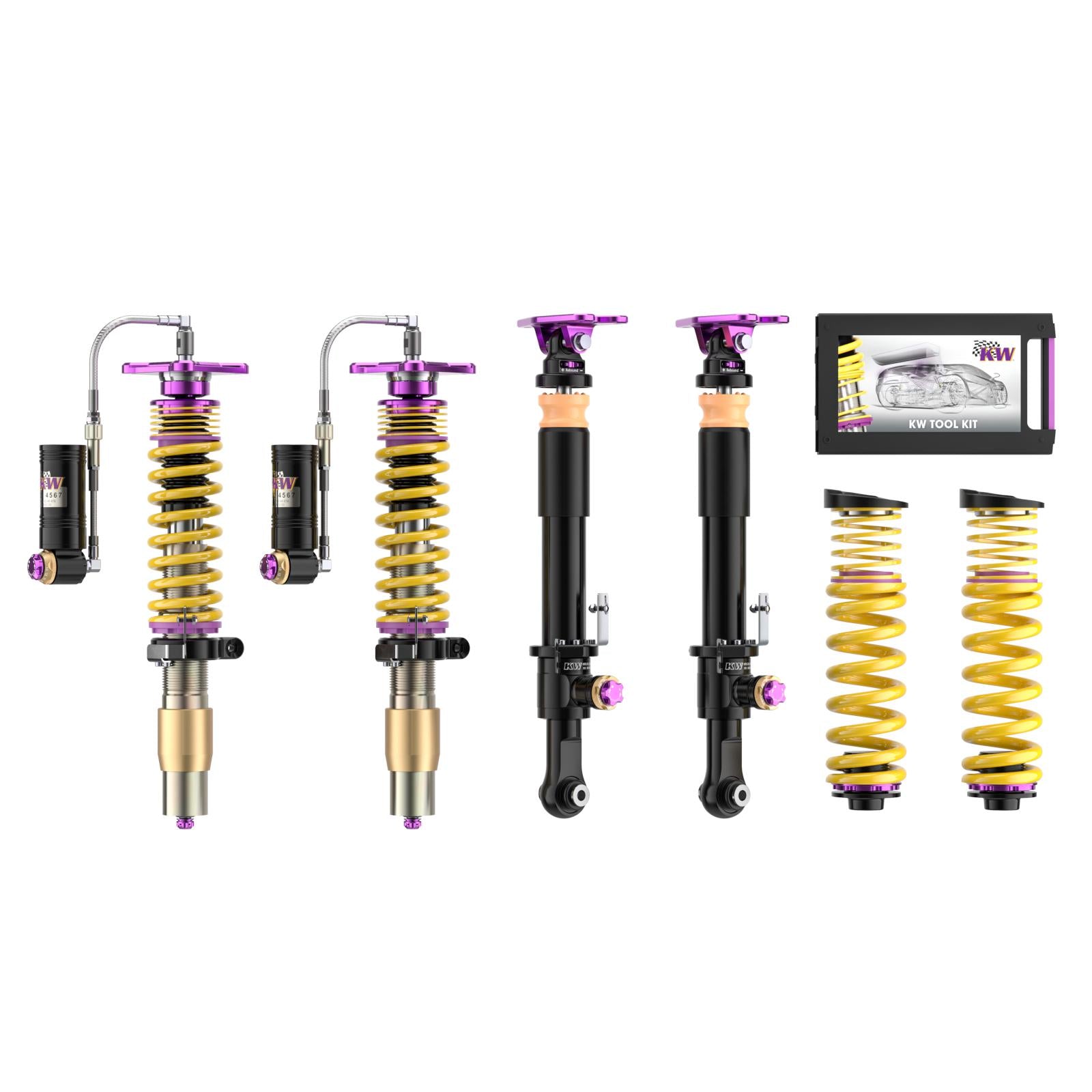 KW V4 Clubsport BMW M2/M3/M4 G8X Incl. Top Mounts + Deactivation for Electronic Dampers