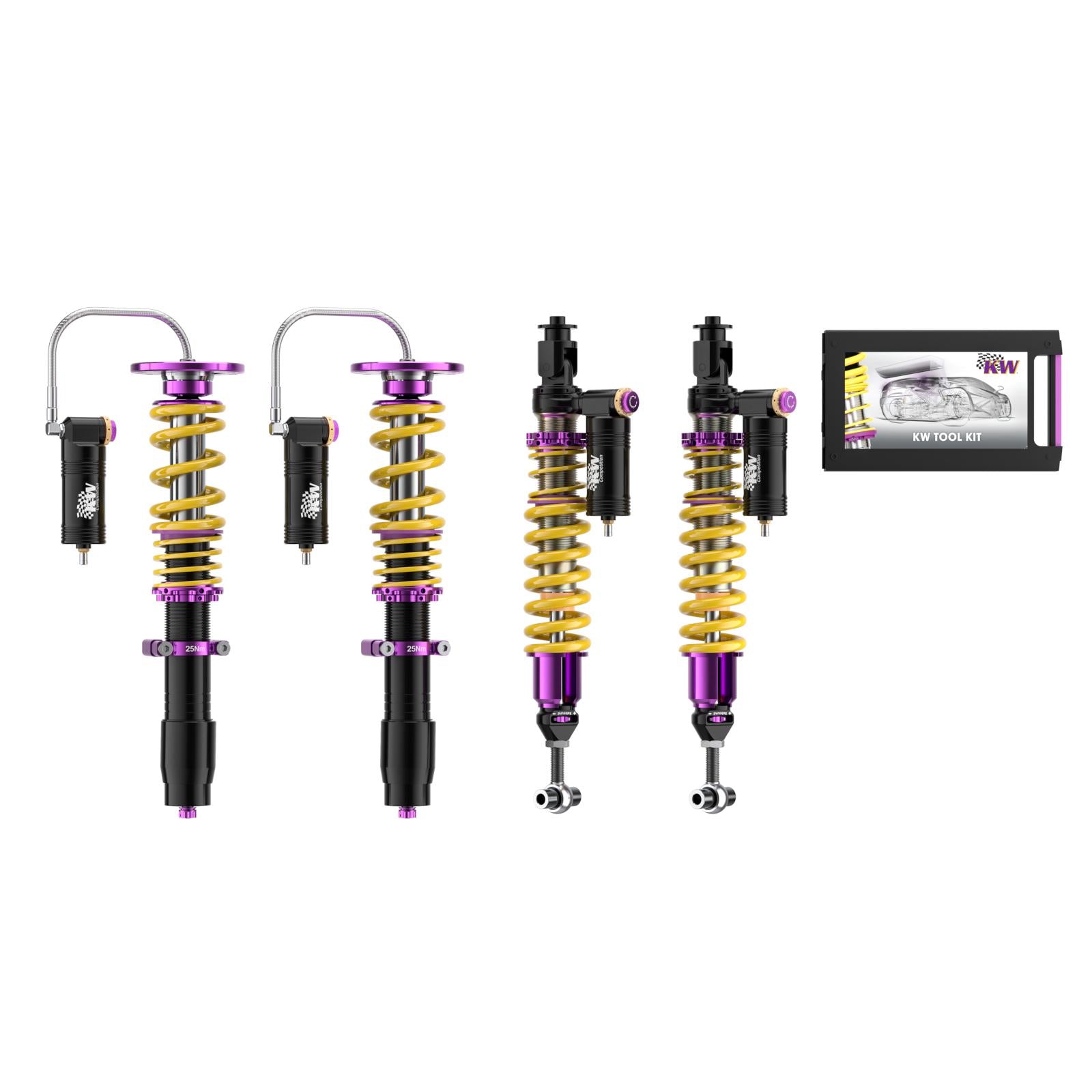 KW Coilover suspension V4 racing for BMW 3 (E90) 390L, 390X, 3L, M3, M3 Gts, M390 02/2004-02/2012