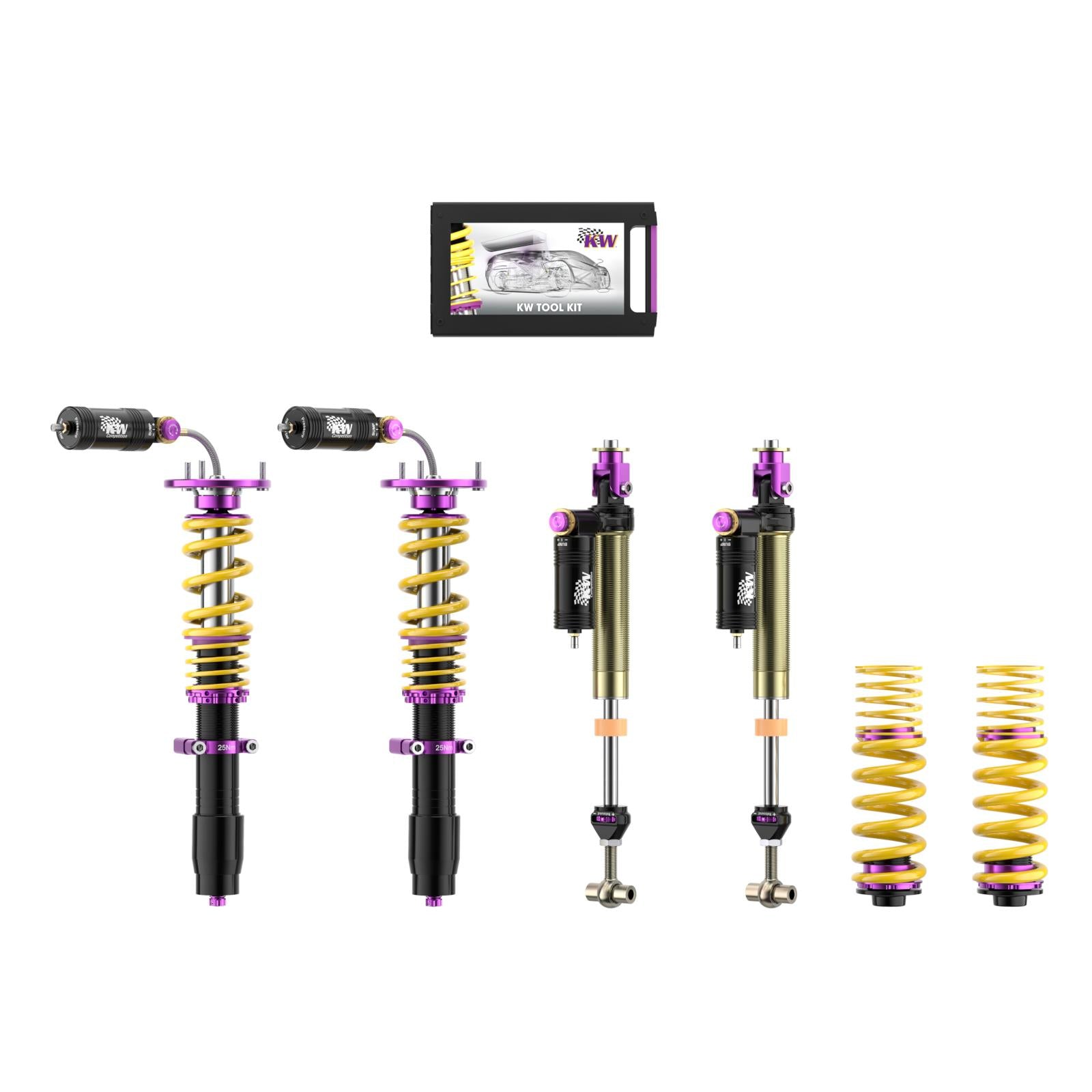 KW Coilover suspension V4 racing for BMW 3 (E90) 390L, 390X, 3L, M3, M3 Gts, M390 02/2004-02/2012