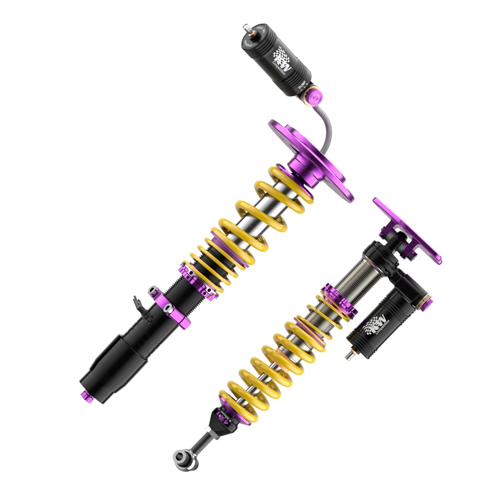 KW Coilover suspension V4 racing for BMW 2er Coupe (F22, F87) / 3er (F30, F80) / 4er Coupe (F32, F82)