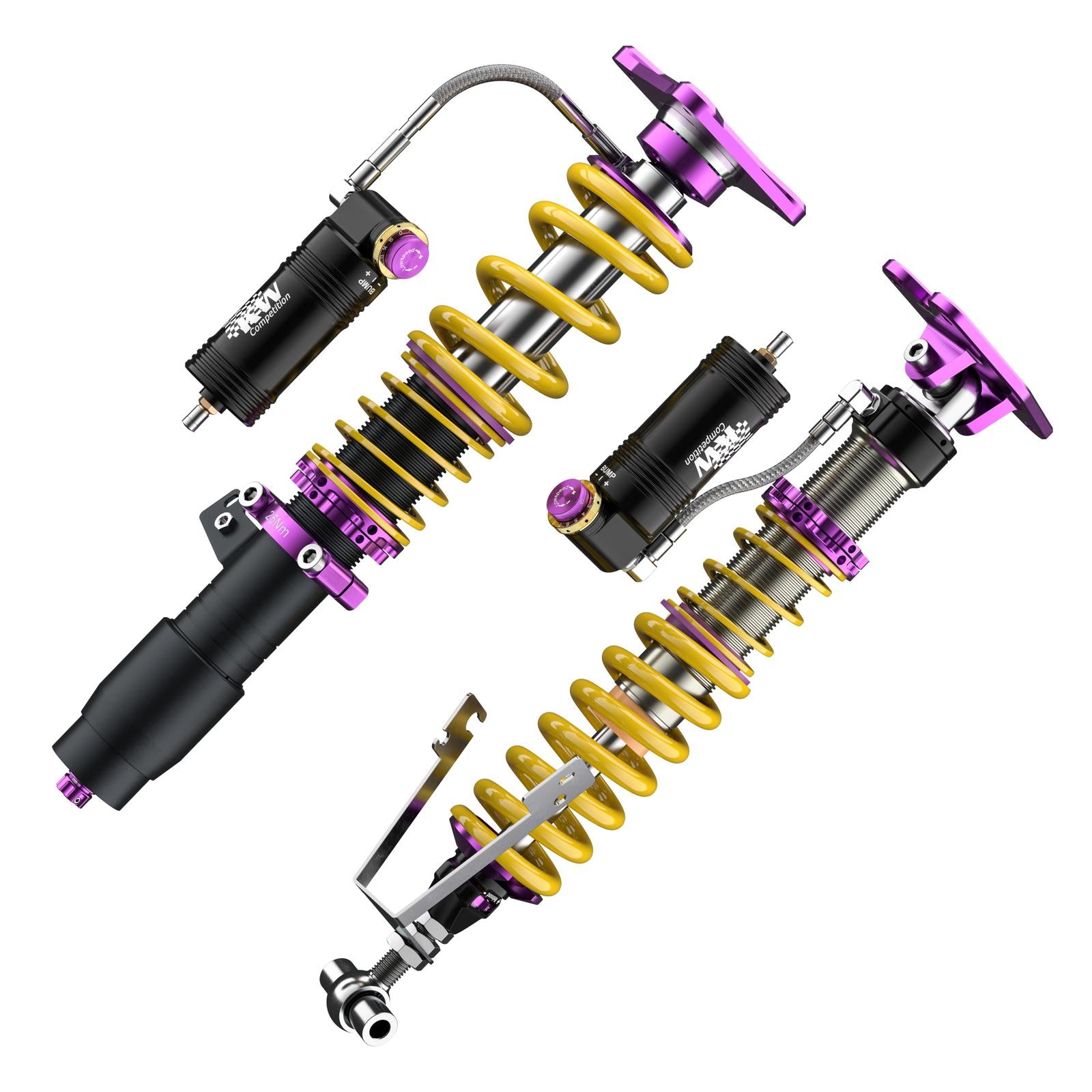 KW Coilover suspension V4 Racing incl. top mounts for BMW Series 2 Coupe (G42, G87) 08/2021- / Series 3 (G20, G80) / Series 4 Coupe (G22, G82) 07/2020-