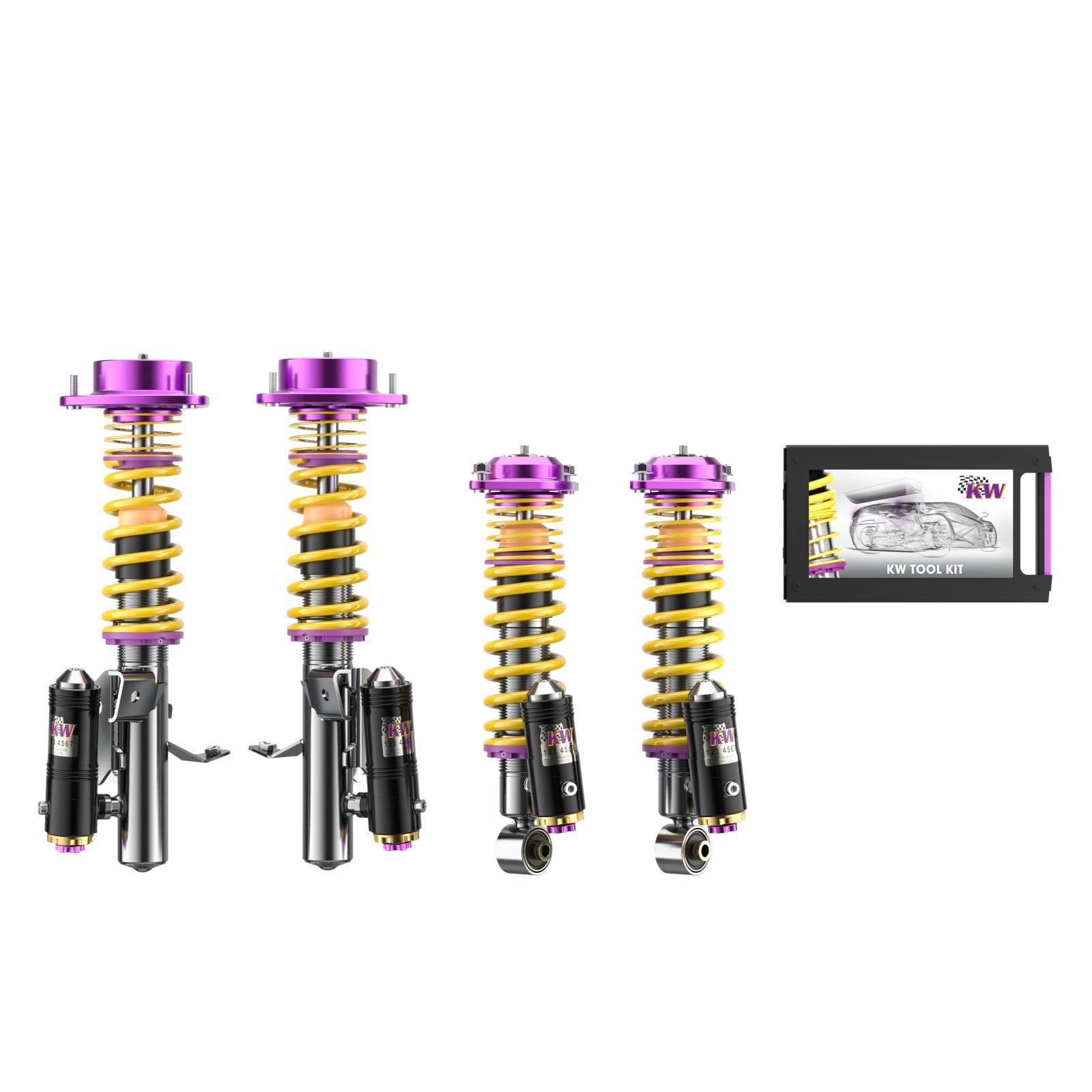 KW Coilover suspension V4 Clubsport incl. top mounts SUBARU BRZ 06/2012-
