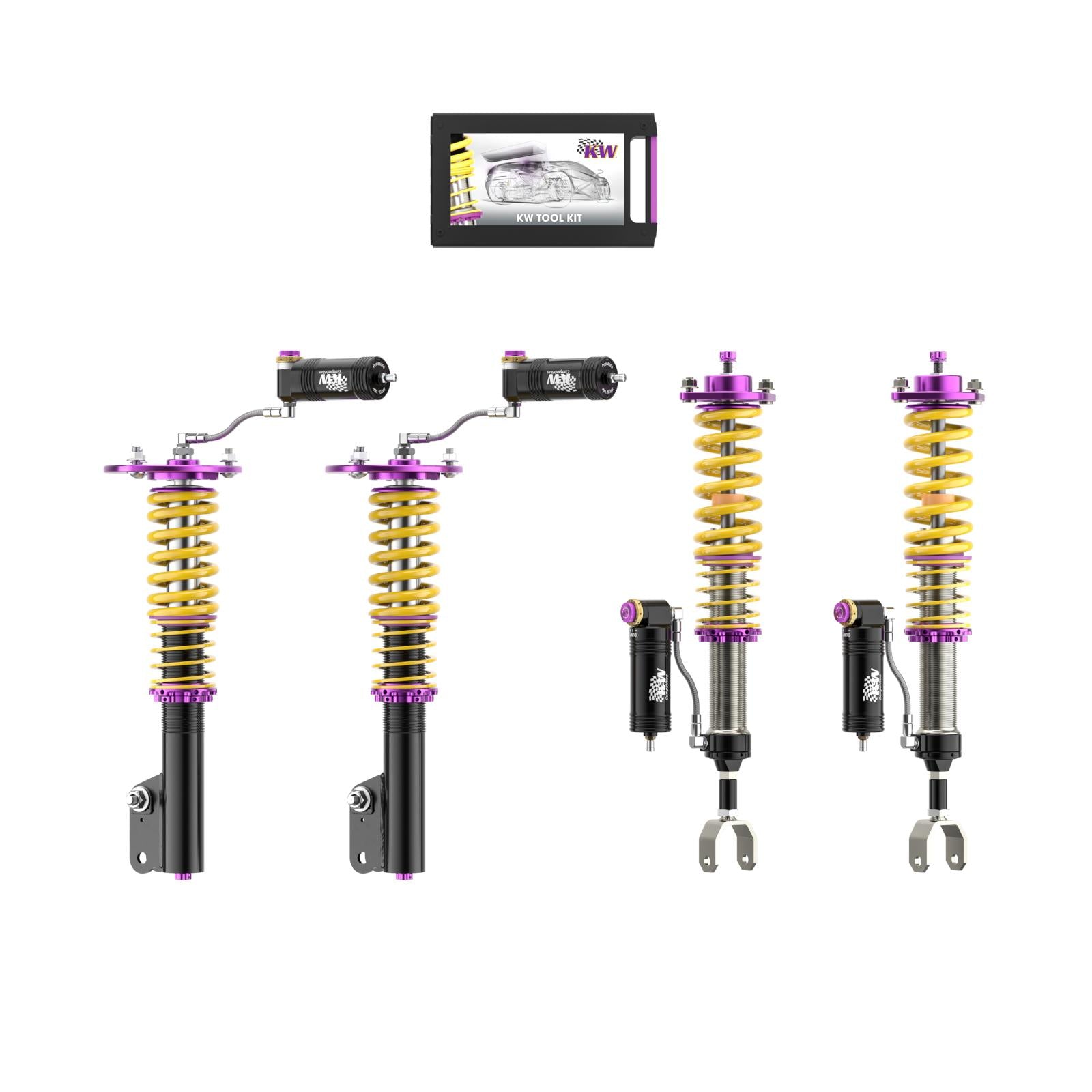 KW Coilover suspension V4 racing for Mitsubishi LANCER VII (CS_A, CT_A) 03/2000-12/2013