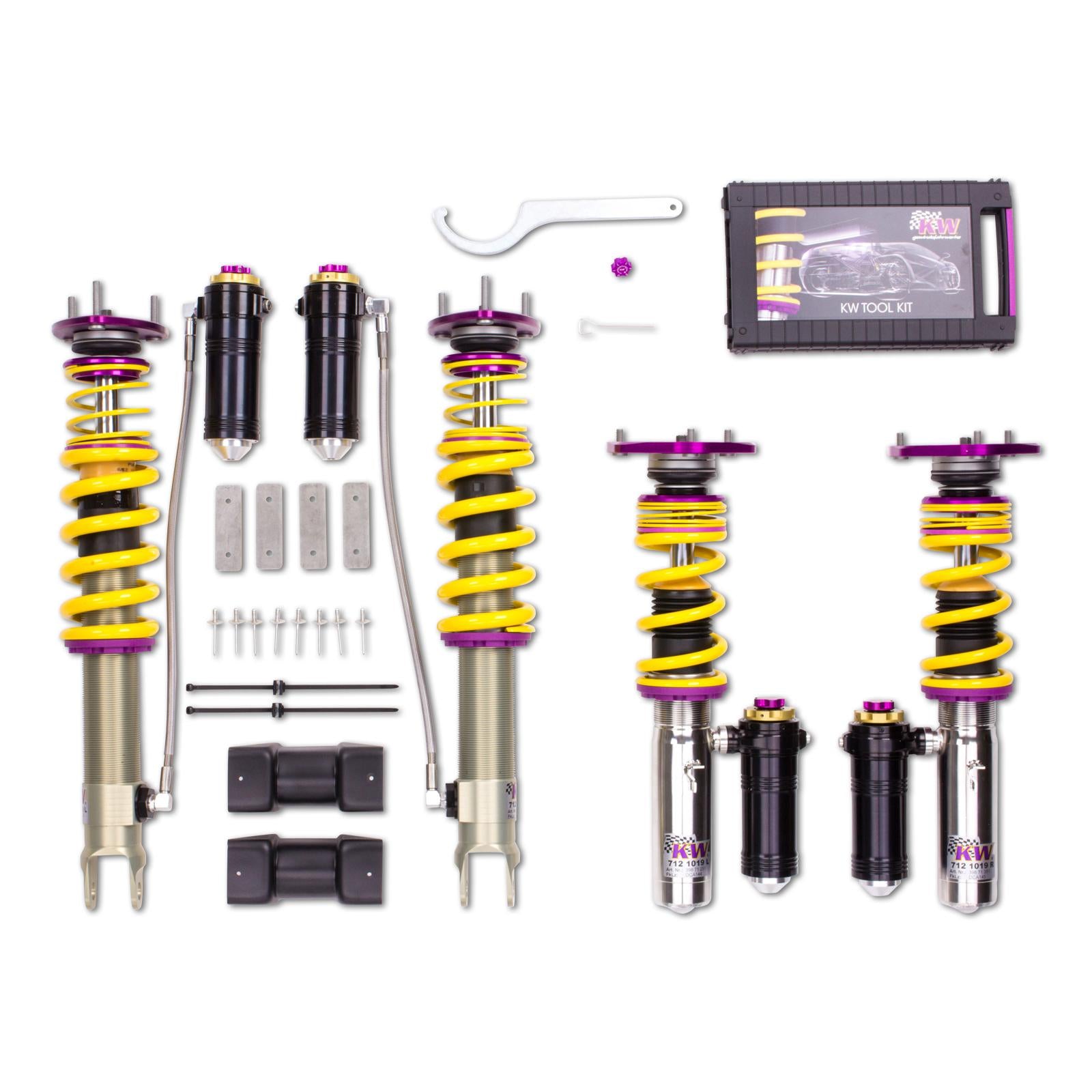 KW Coilover suspension V4 Clubsport incl. top mounts PORSCHE 911 Targa (991) 05/2014- (39771243)