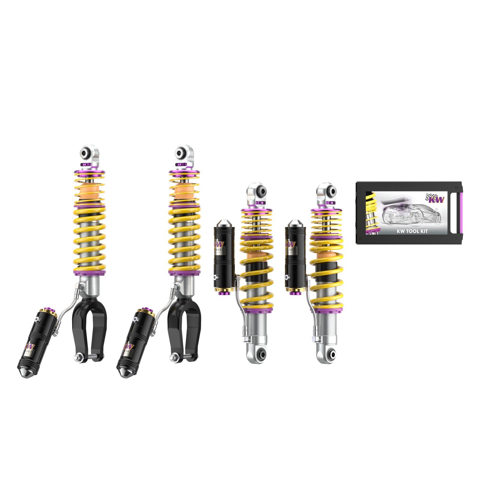 KW Coilover suspension V4 (incl. deactivation for electronic dampers) AUDI R8 (4S3, 4SP) 07/2015-