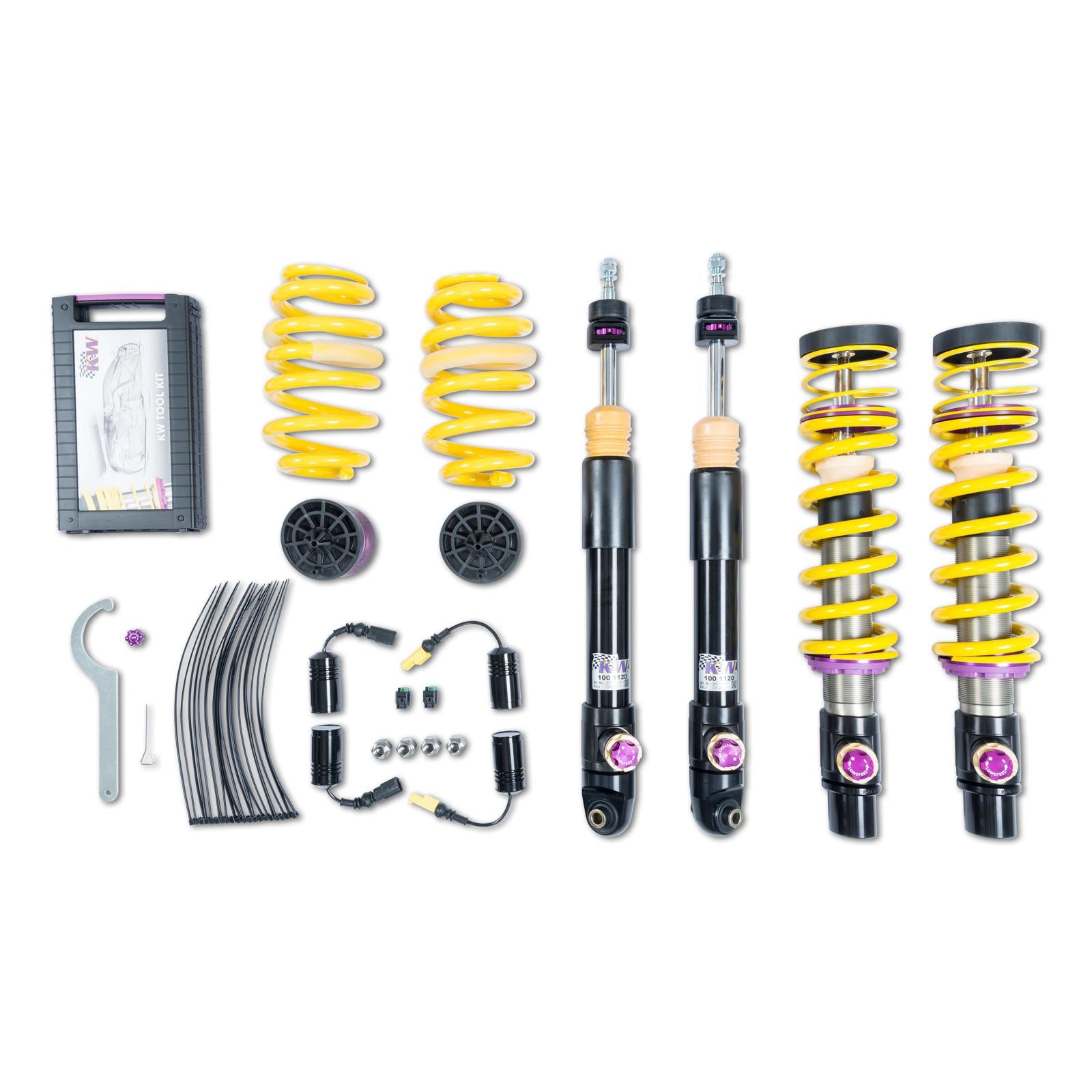 KW Coilover suspension V4 (incl. deactivation for electronic dampers) AUDI A4 Avant (8W5, 8WD, B9) 08/2015-