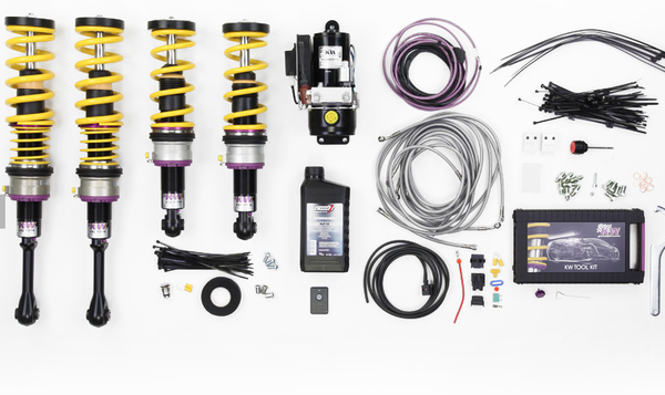 KW HLS 2 coilover Coilover kit V4 w. HLS 2 Hydraulic Lift System