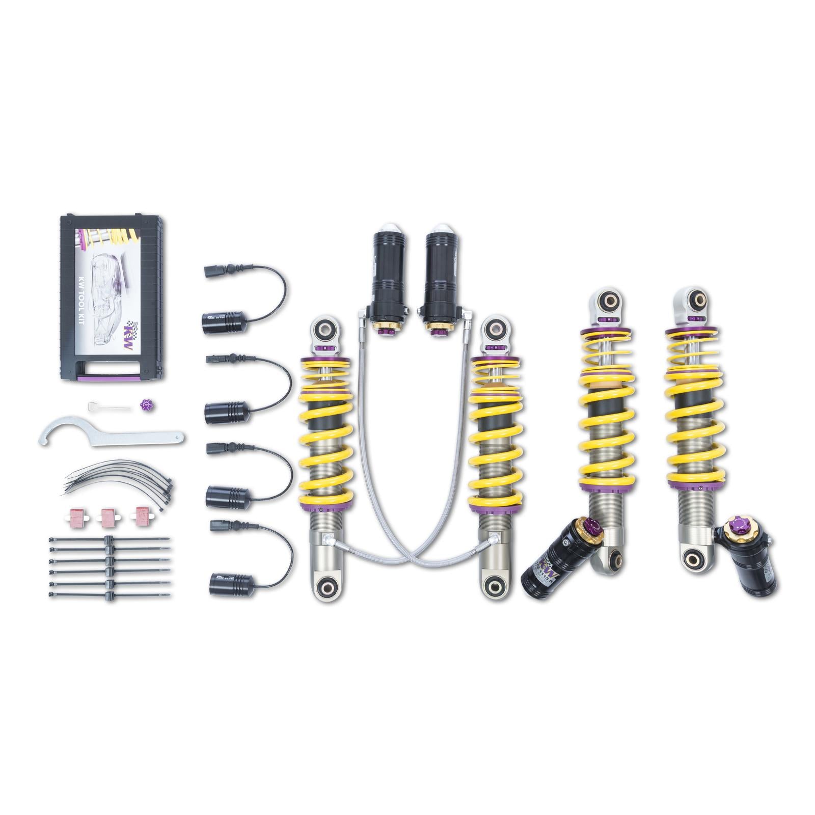 KW Coilover suspension V4 (incl. deactivation for electronic dampers) AUDI R8 (422, 423) 04/2007-07/2015