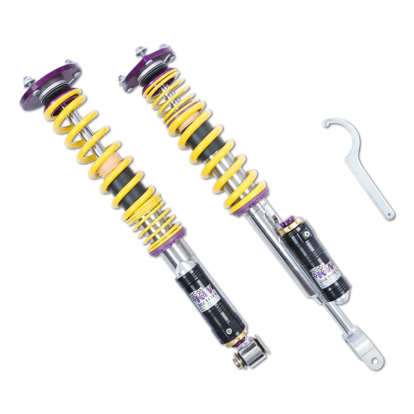 KW Coilover suspension V4 incl. top mounts (incl. deactivation for electronic dampers) BMW 5 (F10) 01/2009-10/2016