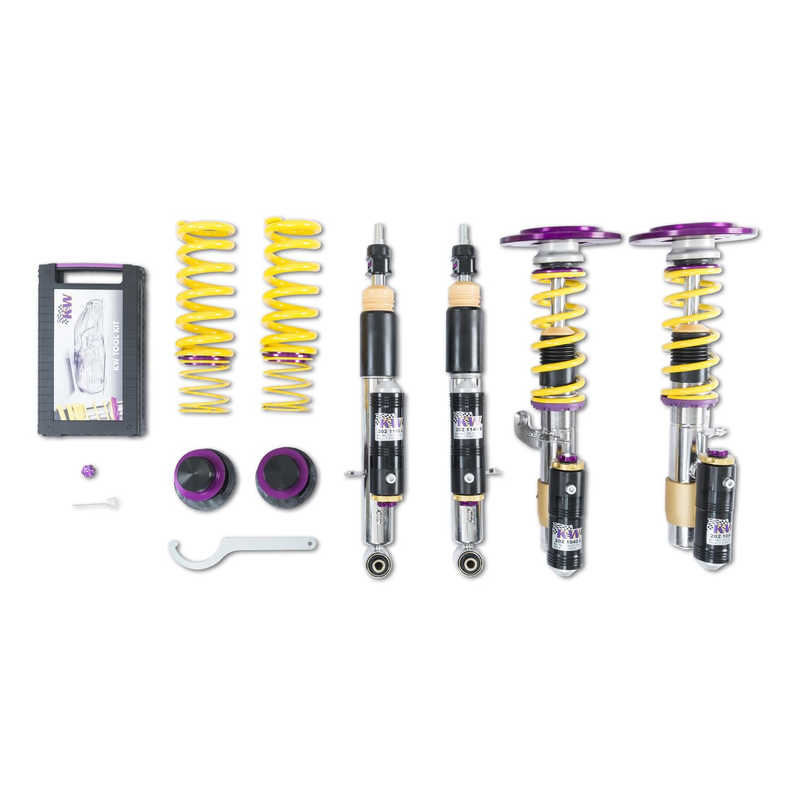 KW Coilover suspension V4 incl. top mounts BMW 3 (F30, F80) 03/2011-10/2018 (3A7200AN)