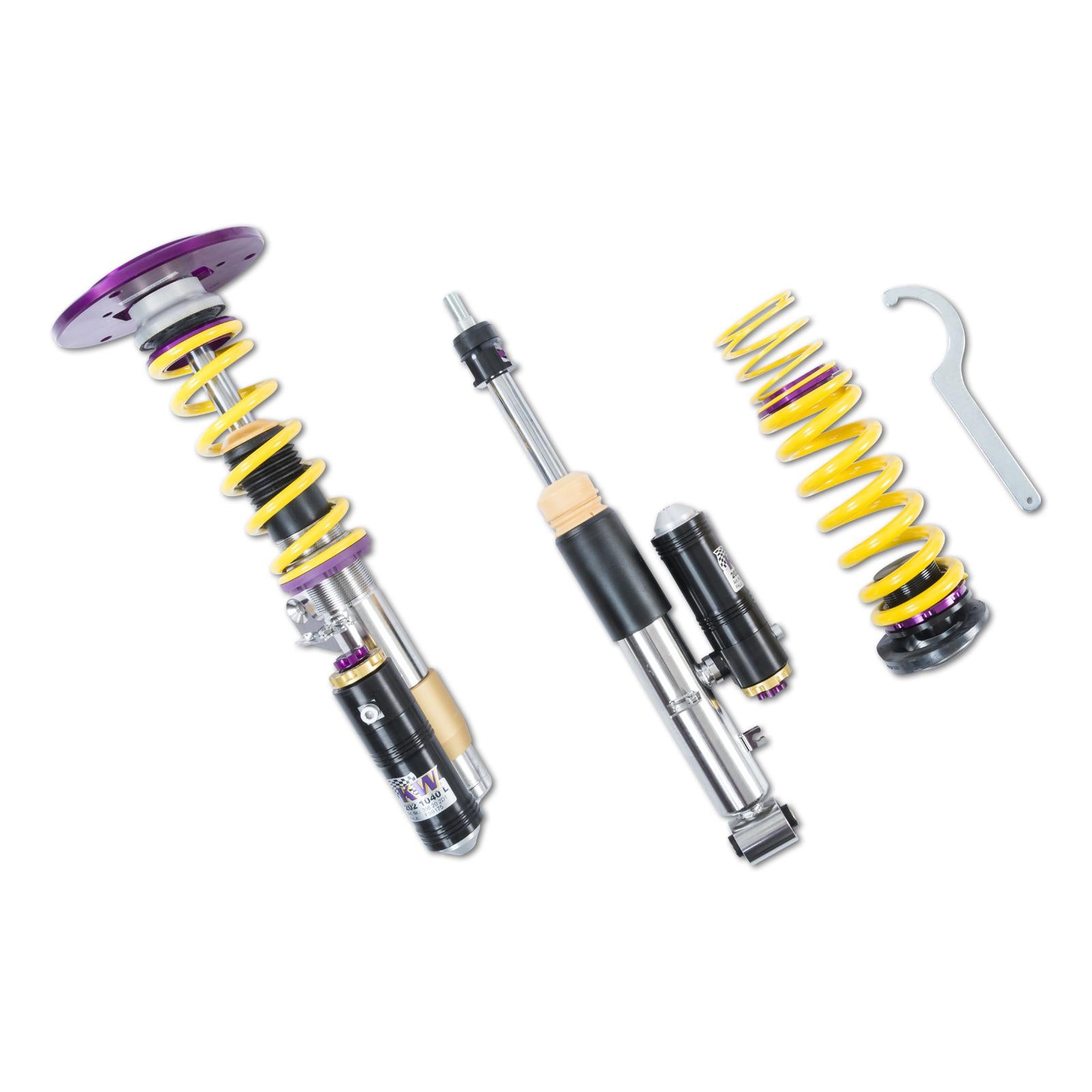 KW Coilover suspension V4 incl. top mounts (incl. deactivation for electronic dampers) BMW 3 (F30, F80) 03/2011-10/2018 (3A7200AP)