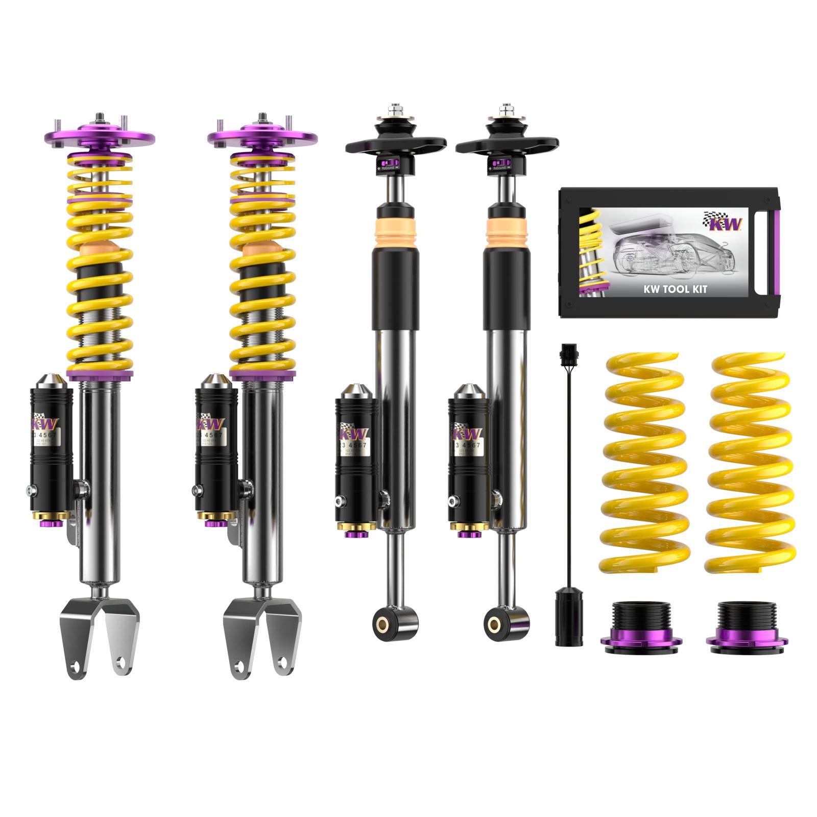 KW Coilover suspension V4 incl. top mounts DODGE CHALLENGER Coupe 09/2007-