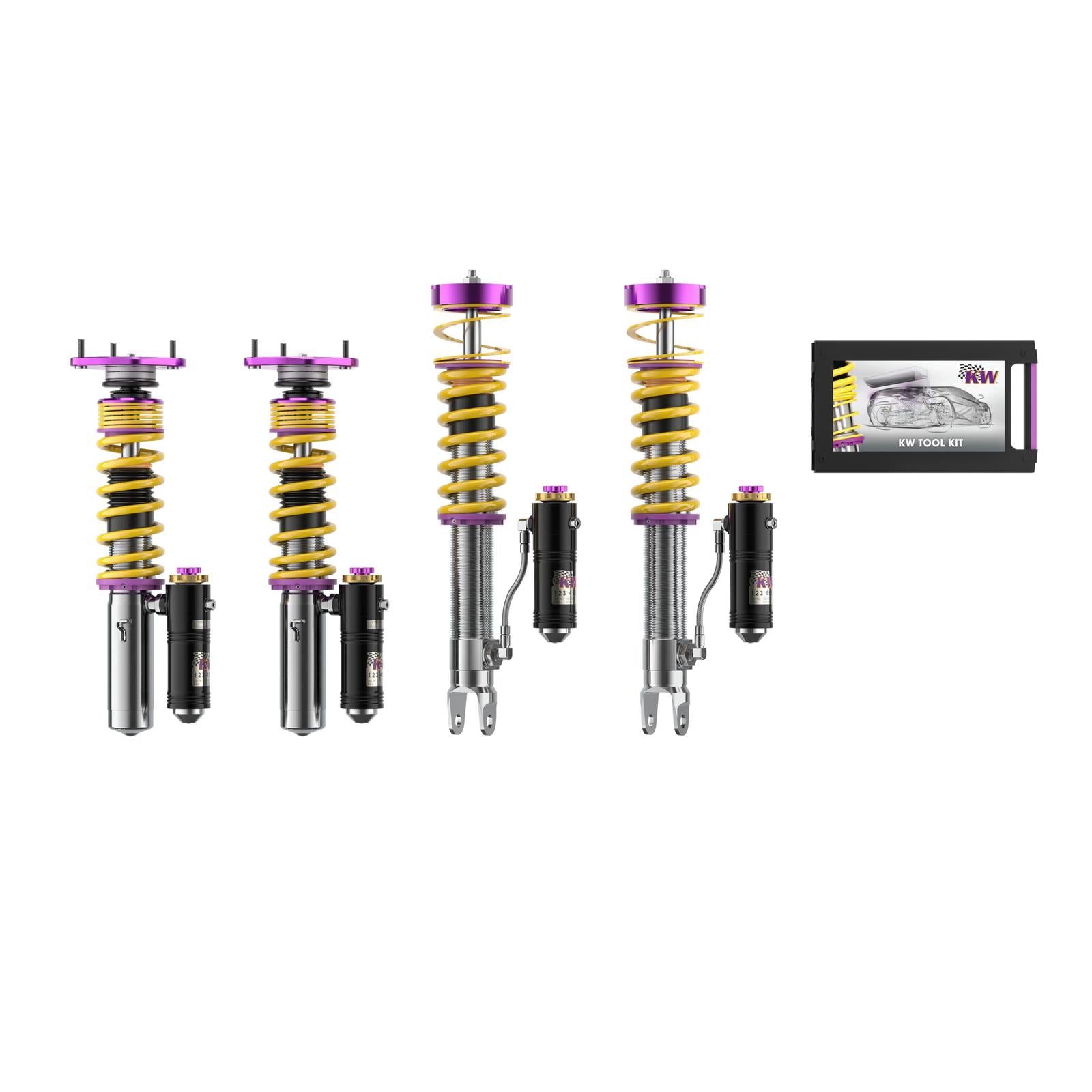 KW Coilover suspension V4 (incl. deactivation for electronic dampers) PORSCHE 911 Convertible (991) 03/2012- (3A771079)