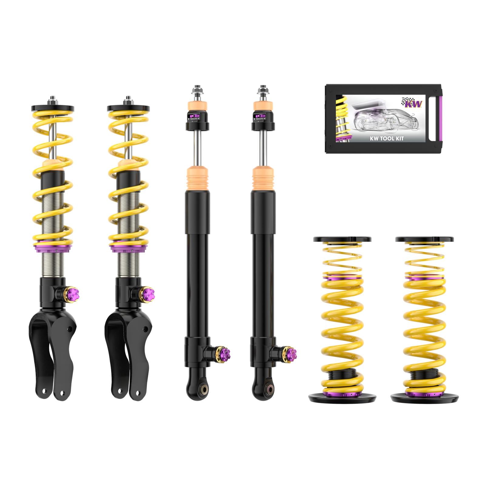 KW Coilover suspension V4 (incl. deactivation for electronic dampers) PORSCHE TAYCAN (Y1A) 05/2019-
