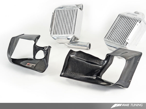 AWE Performance Intercooler Kit for Audi 2.7T - with Carbon Fiber Shrouds