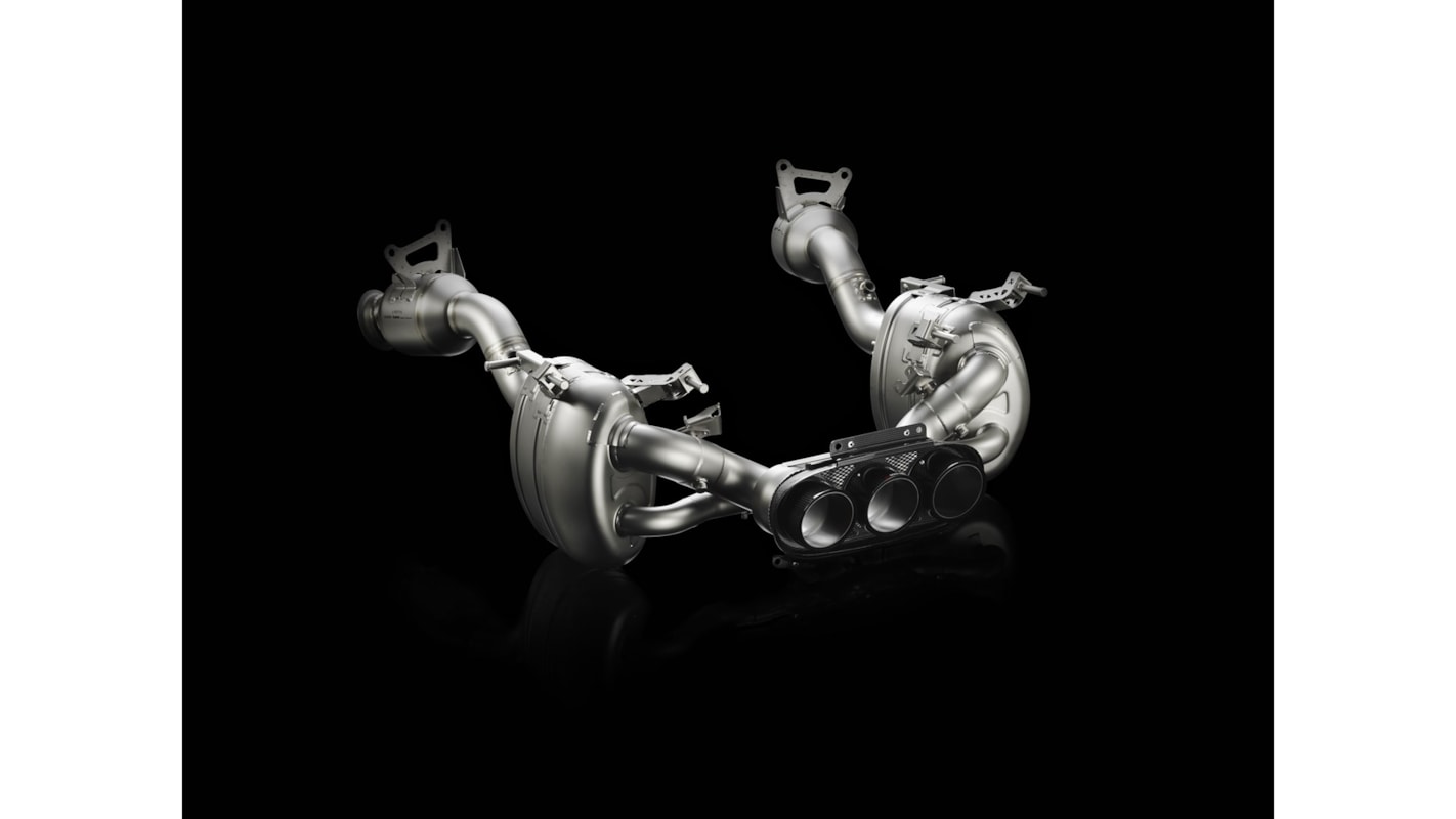 Akrapovic Link Pipe Set (Titanium) For Ferrari 458 Italia/458 Spider 2013