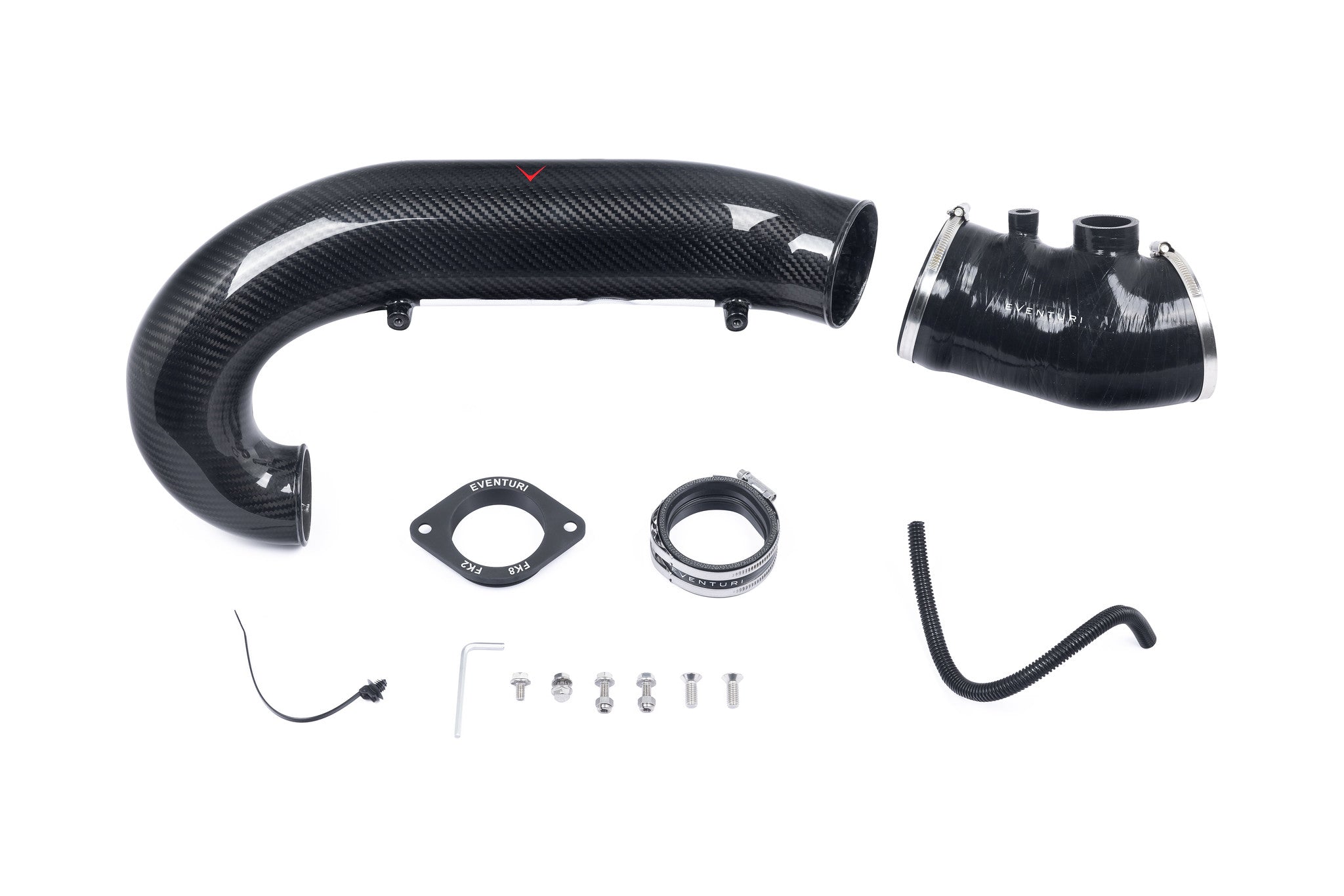 Eventuri FK8 V3 Oversized Carbon Turbo Tube - Tube only Upgrade for existing owners