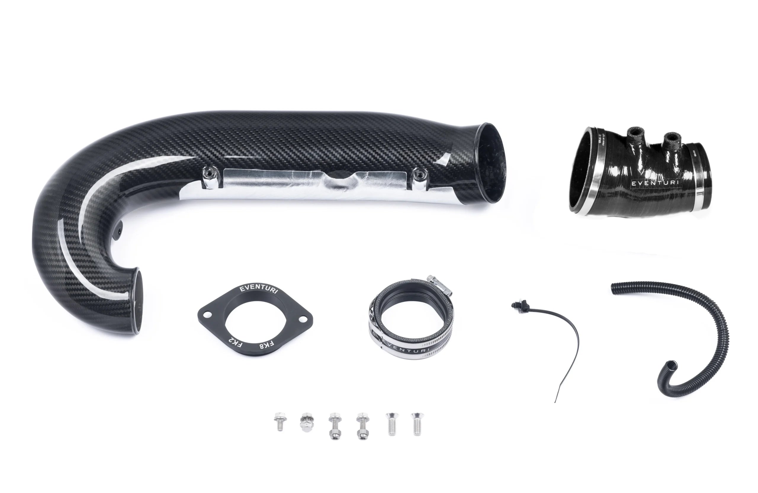 Eventuri Civic FK2 V3 Oversized Carbon Turbo Tube