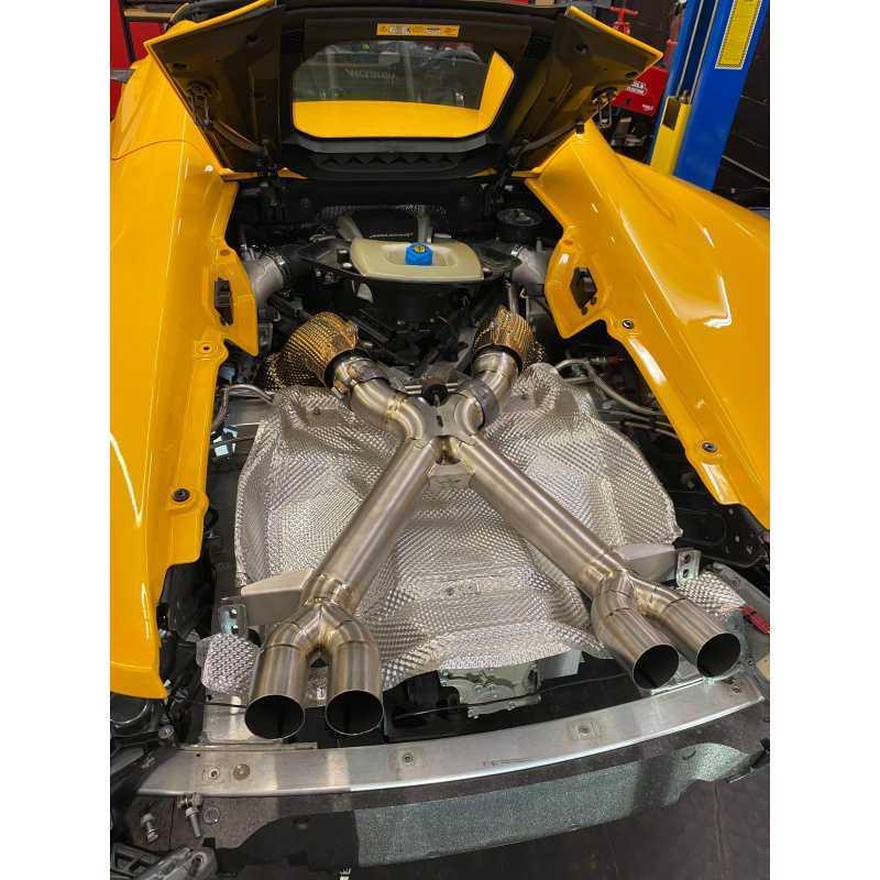 Redstar Inconel (Heat Shielded) 3" Exhaust for Mclaren 650S