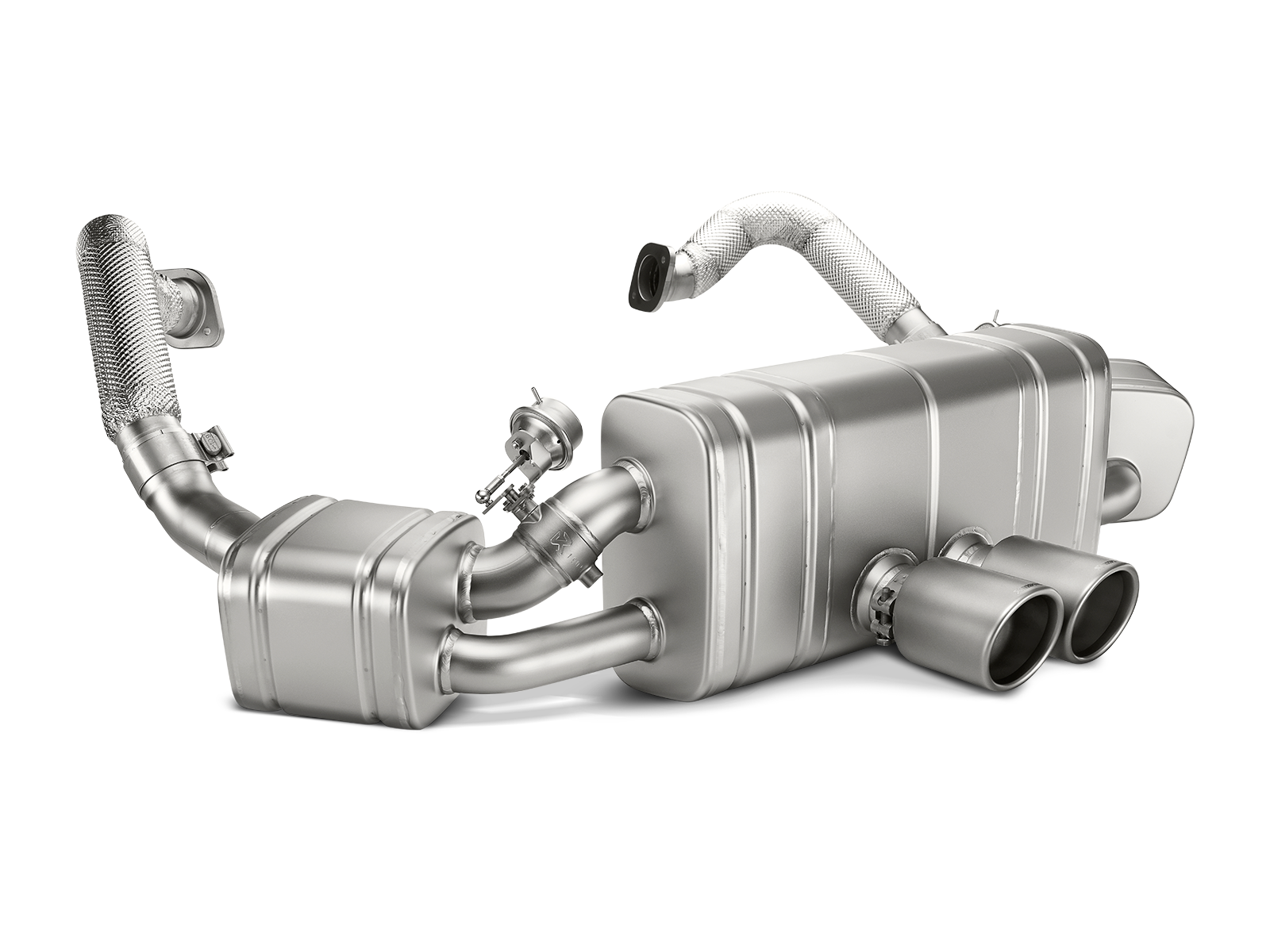 Akrapovic Porsche Cayman GT4 / Boxster Spyder (981) - Slip-On Line (Titanium)