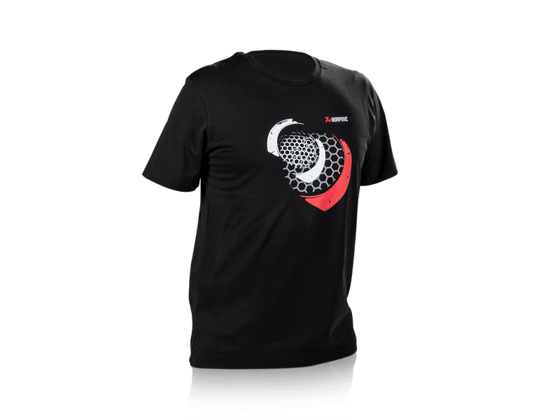 Akrapovic Mens Lifestyle T-Shirt - Mesh - Black