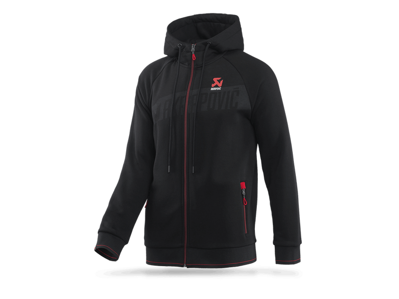 Akrapovic Mens Corpo Zip Hoodie - Black