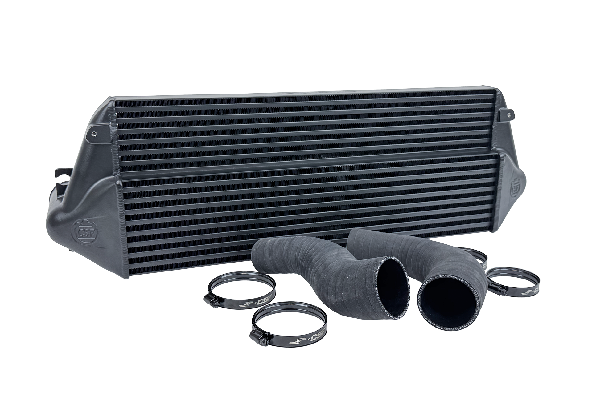 CSF Toyota GR Corolla High-Performance Stepped Core Intercooler - Black