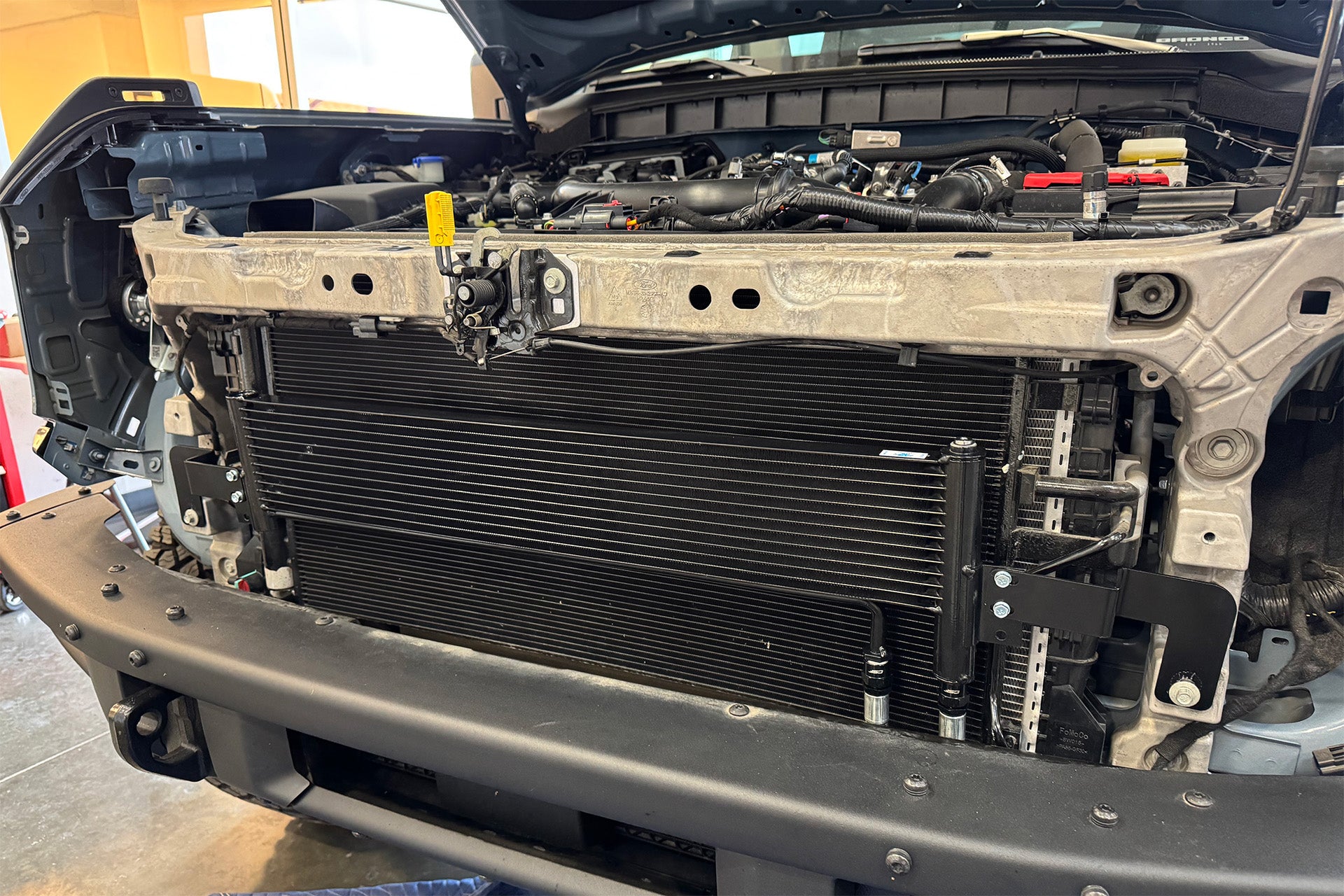 CSF Ford Bronco 2.7L External Transmission Oil Cooler Kit