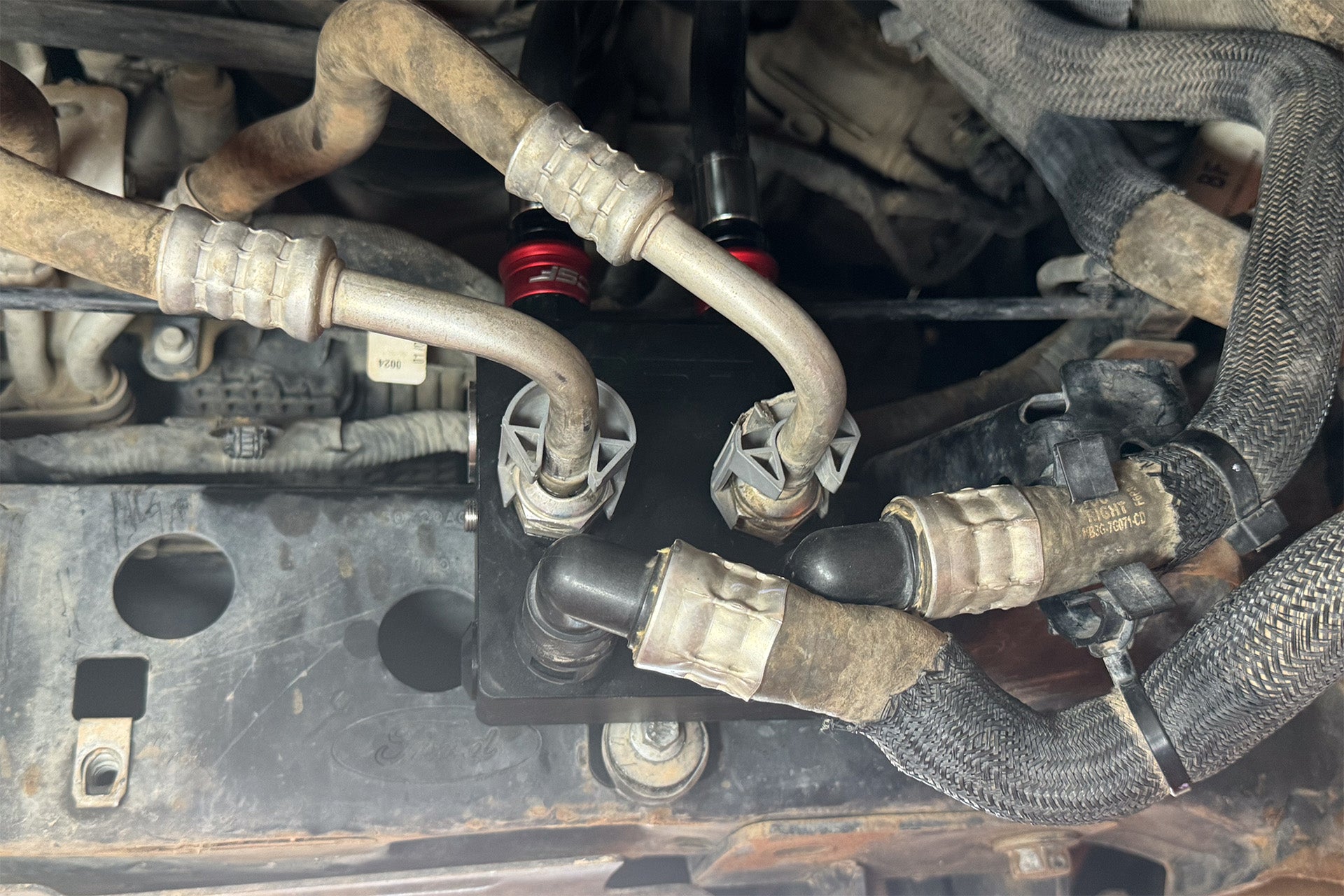 CSF Ford Bronco 2.7L External Transmission Oil Cooler Kit