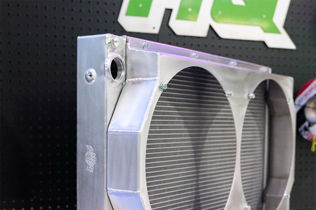 CSF Motorsport Dual-Pass Radiator with Shroud + 14" SPAL brushless fans & harnesses