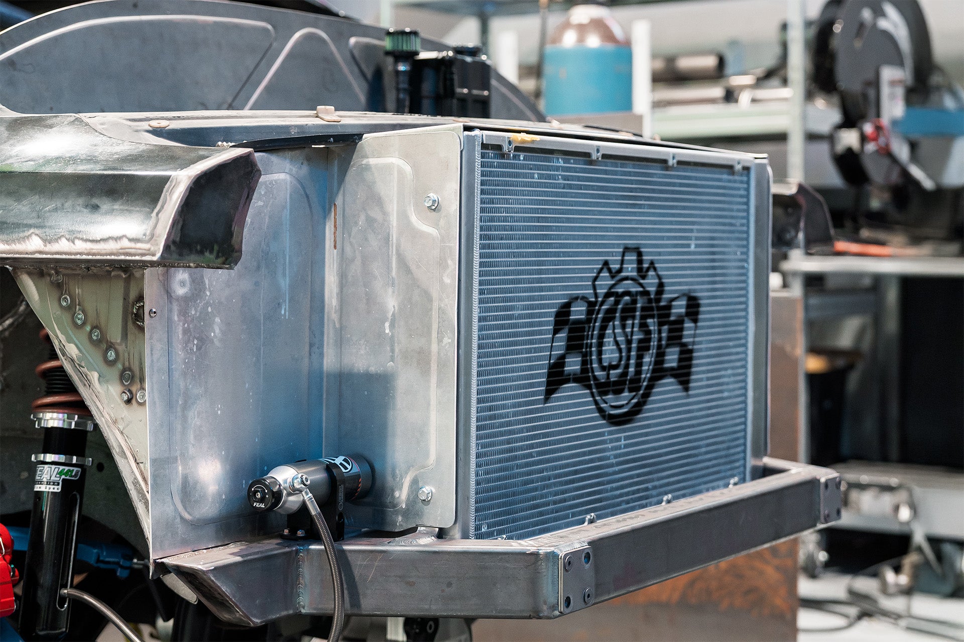 CSF Motorsport Dual-Pass Radiator with Shroud + 14" SPAL brushless fans & harnesses