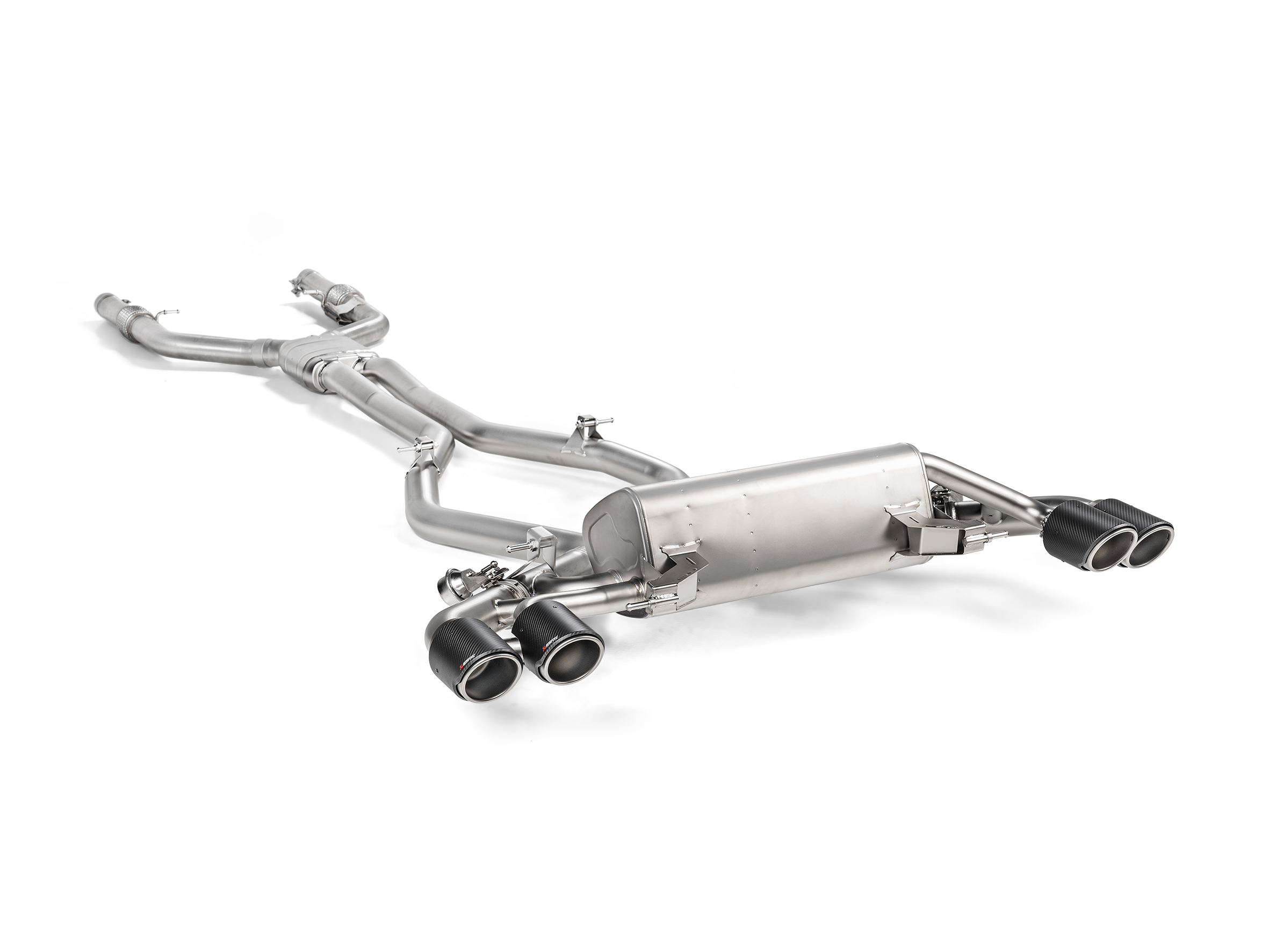 Akrapovic Evolution Link Pipe Set (Titanium) for Alfa Romeo Giulia Quadrifoglio