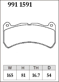 Dixcel Type Z Brake Pads - STI 18+/Ford XR8/FPV/AMG/IS-F (Brembo) (Front)