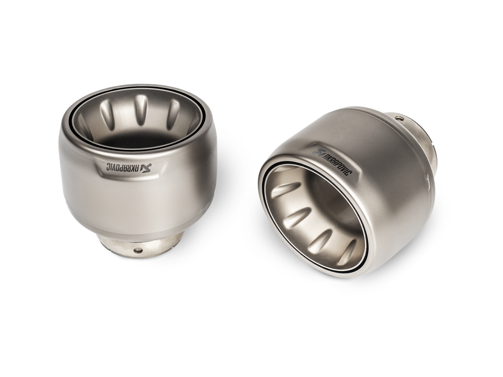 Akrapovic Titanium Tail Pipe Set for Porsche 718 Cayman GT4 / Spyder