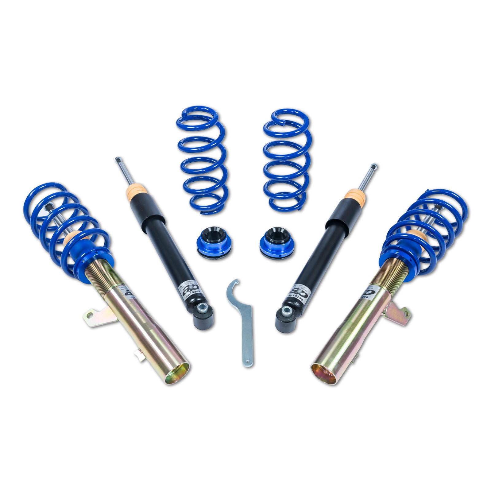 ap Coilover Suspension for MQB AWD Platform Cars (8V A3, 5F Leon, 5E Octavia, MK7 Golf)