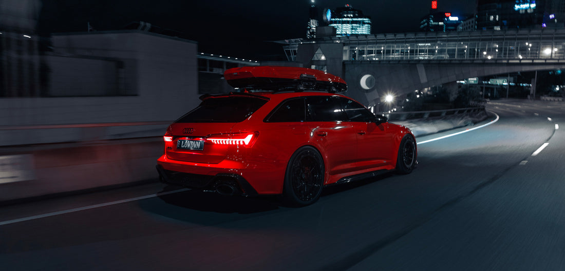 RS6 Avant on the road