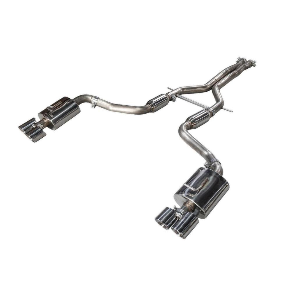 AWE Porsche Panamera S/4S Touring Edition Exhaust System - Polished Silver Tips