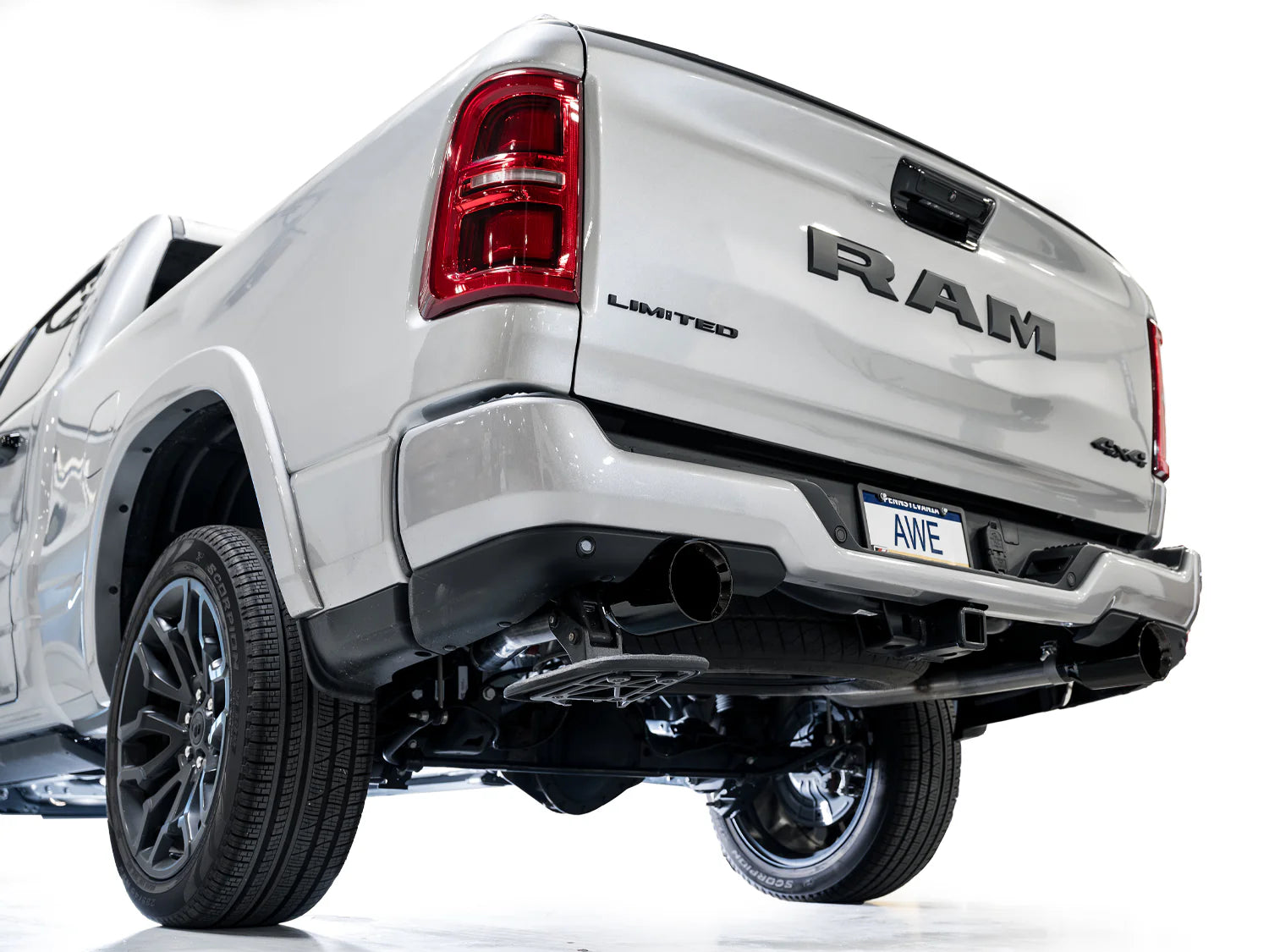 AWE 0FG Catback Exhaust for 2025+ RAM 1500 3.0TT Standard and High Output - Diamond Black Tips